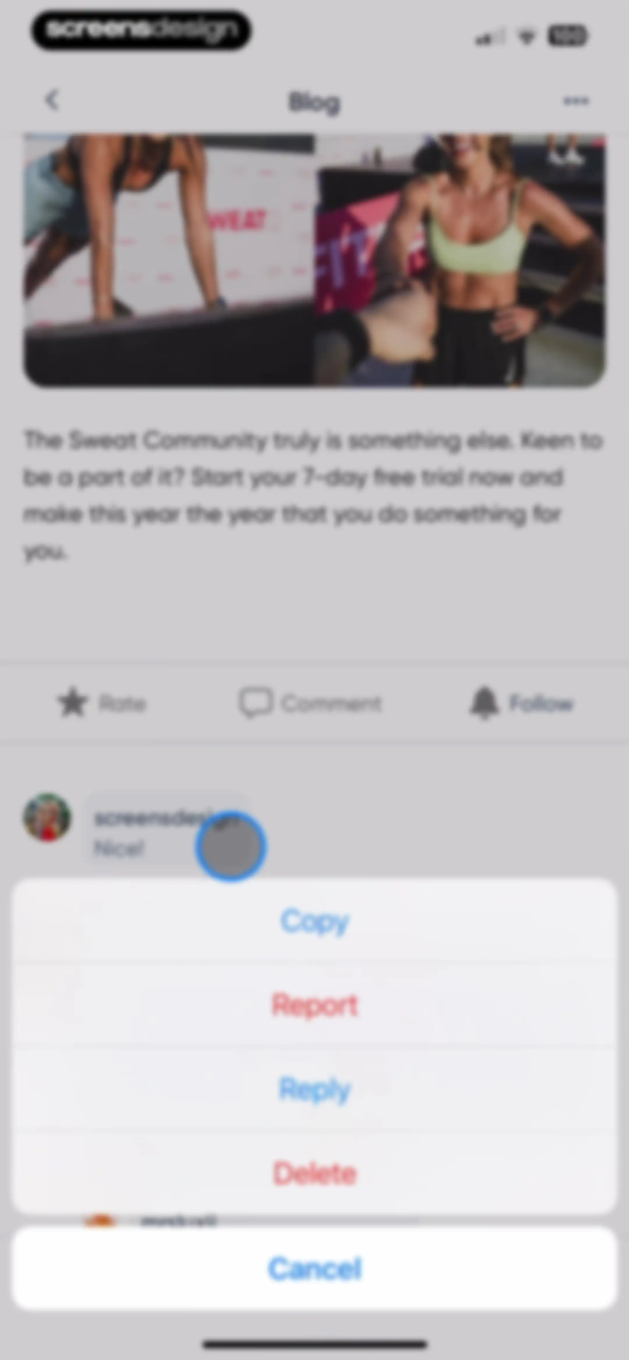 Sweat: Fitness App For Women screen 152