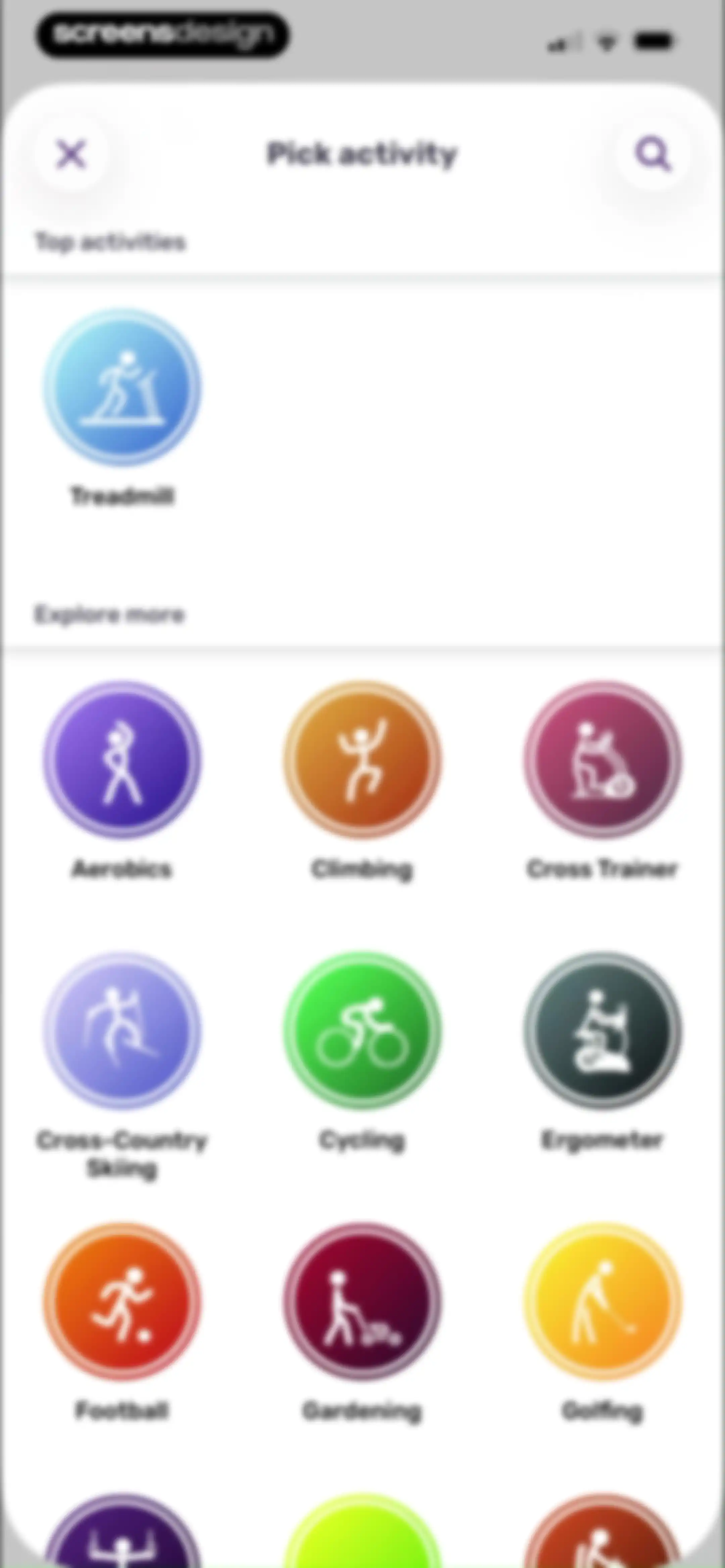Running Tracker App – FITAPP screen 66