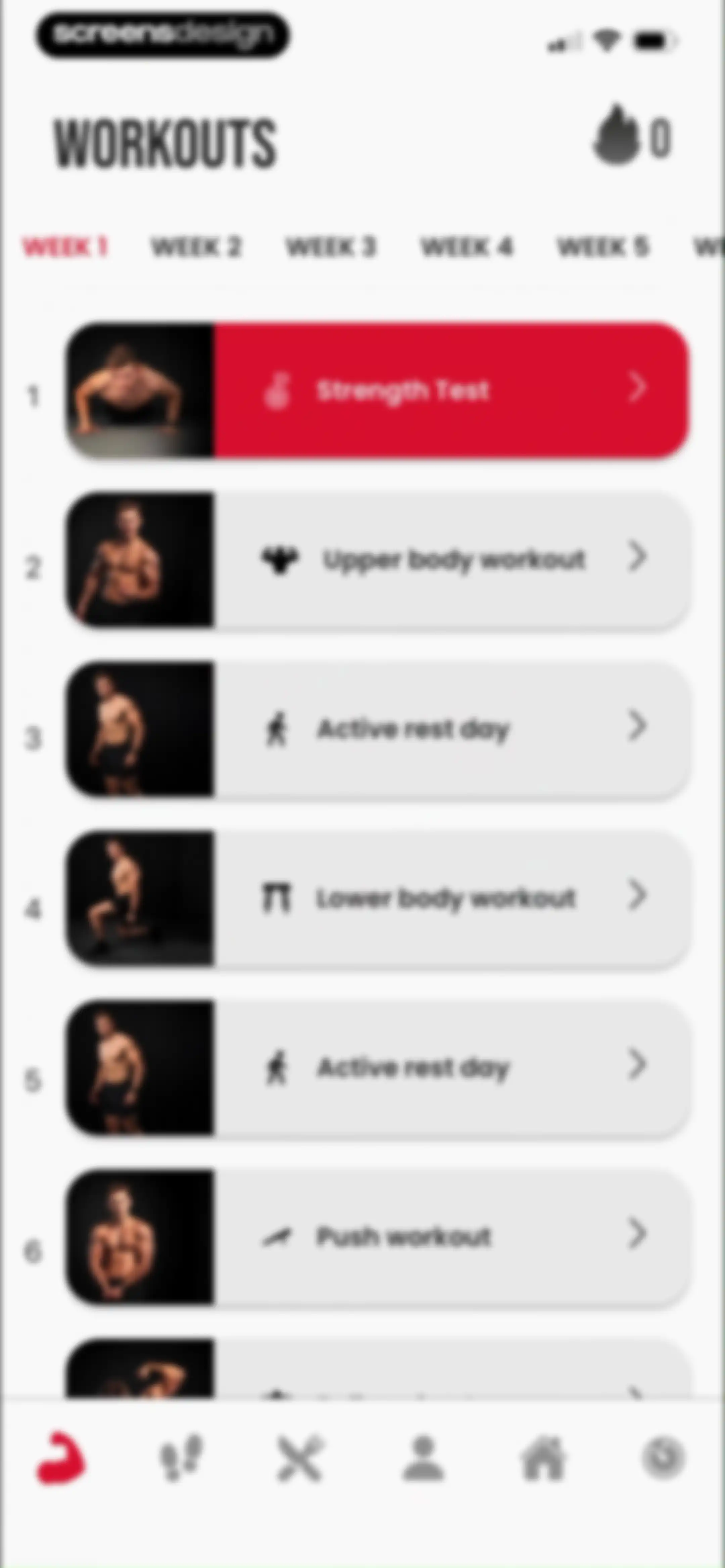 90 Day Challenge screen 35