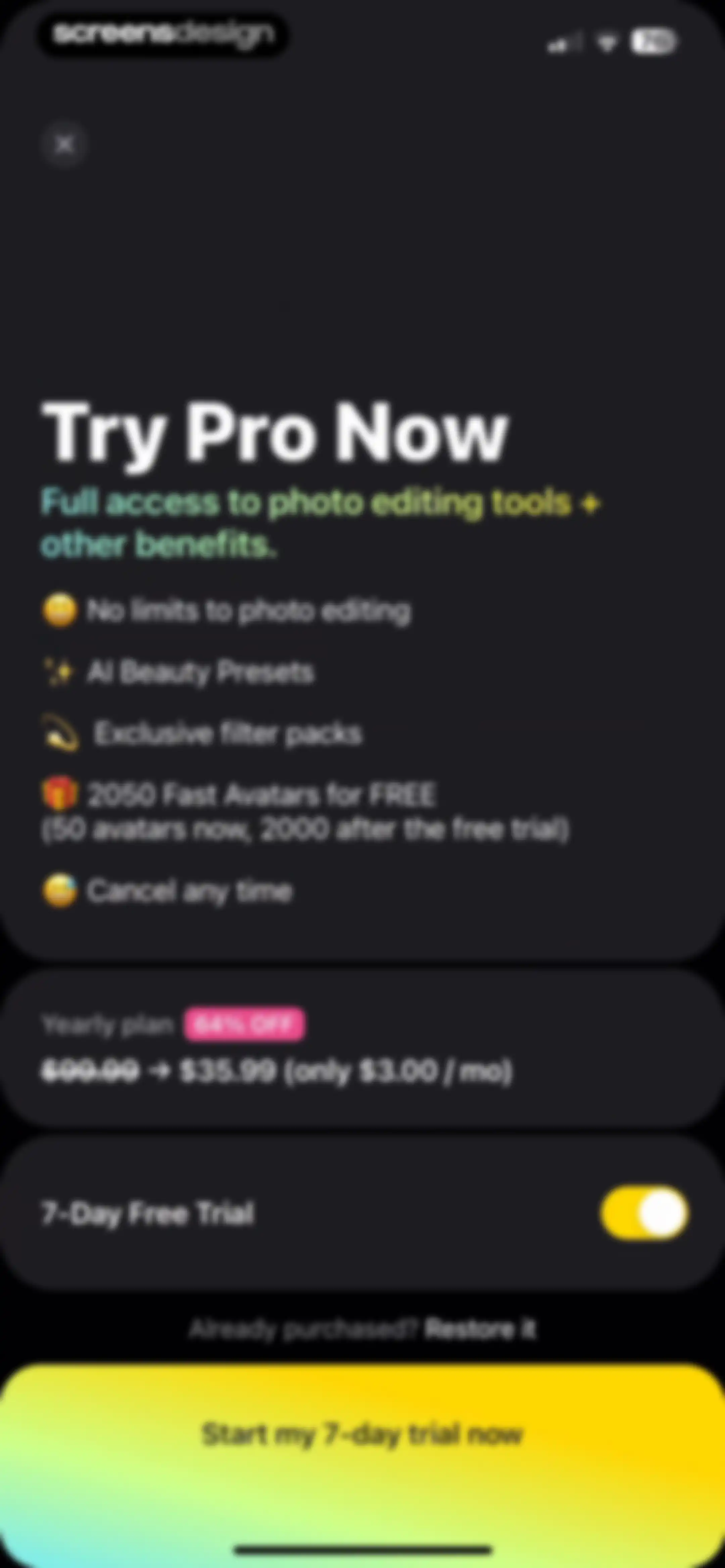 Lensa AI: Photo Editor screen 14