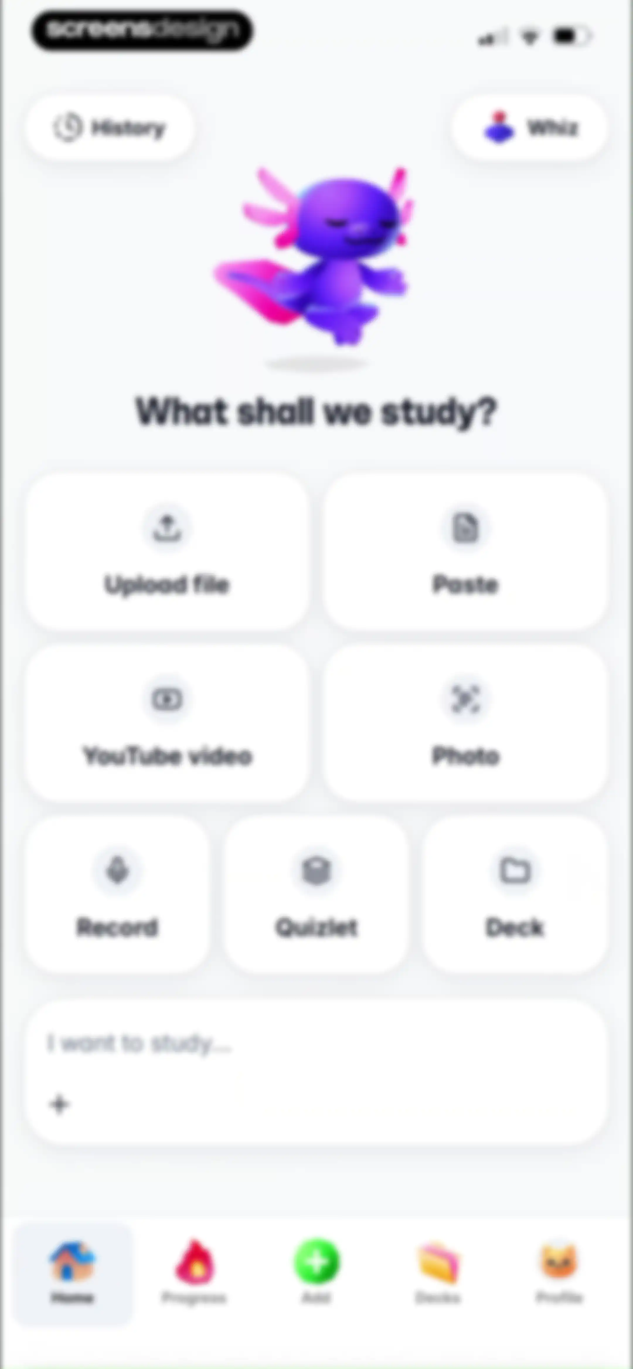 Gizmo: AI Tutor screen 100