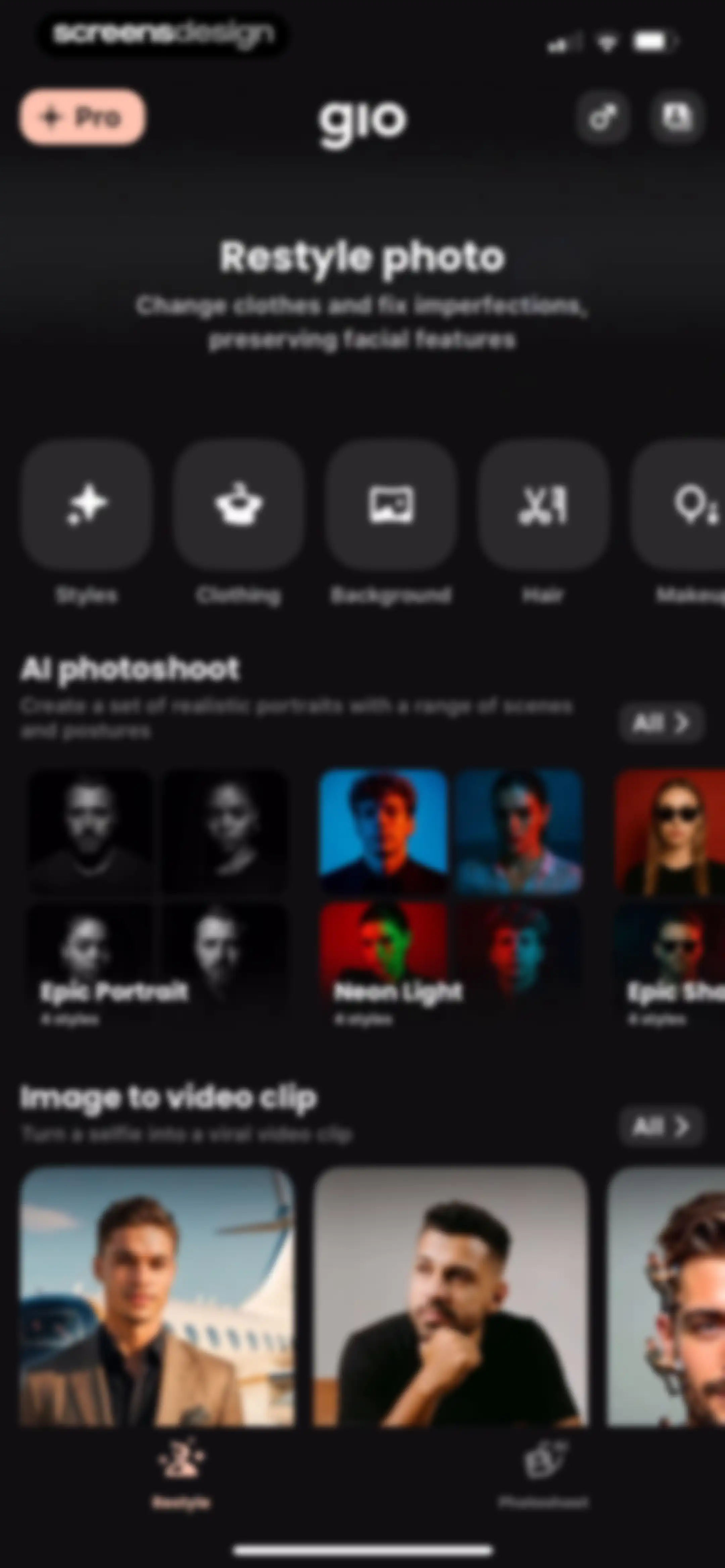 GIO - AI Photoshoot Generator screen 70