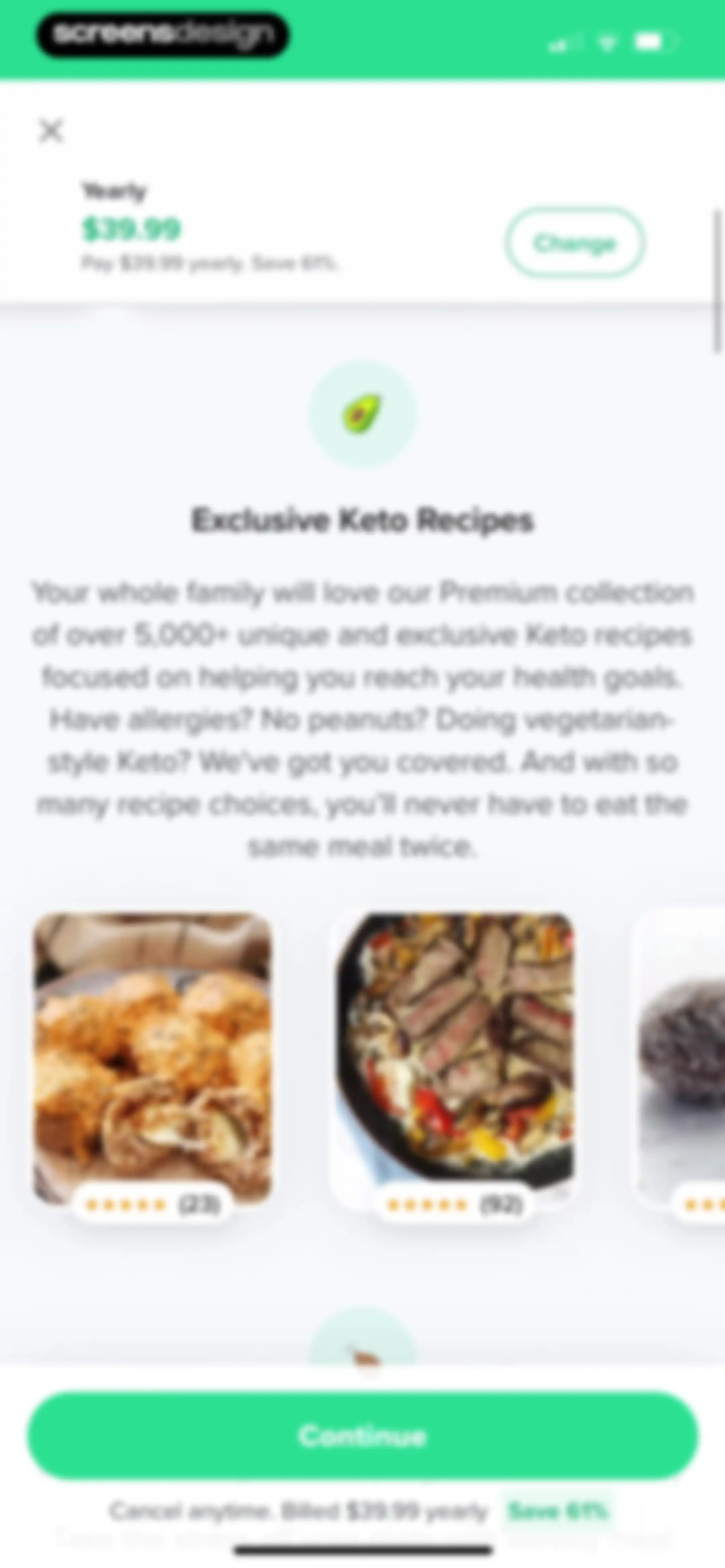 Carb Manager: Keto & Macro Log screen 32