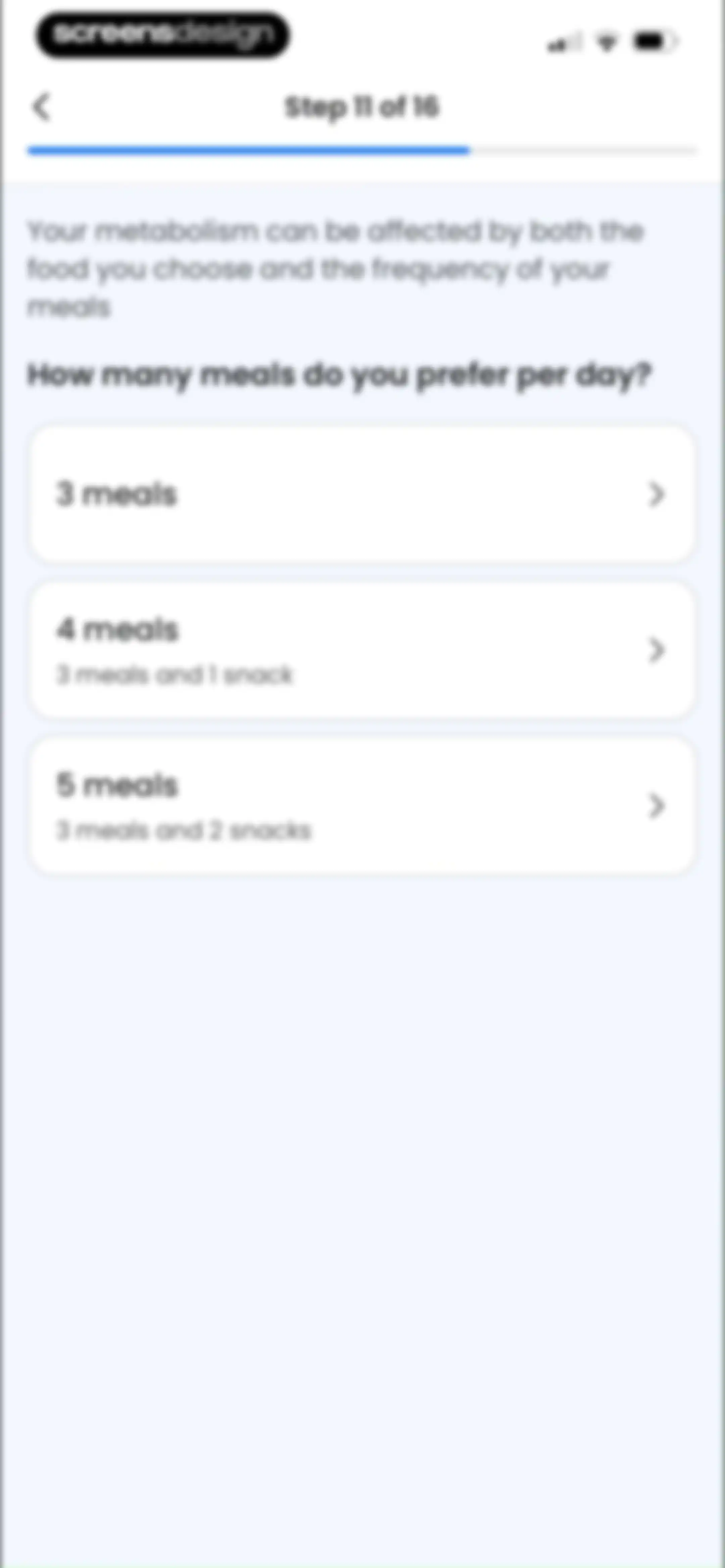MyDiabetes: Sugar & Meal Log screen 18