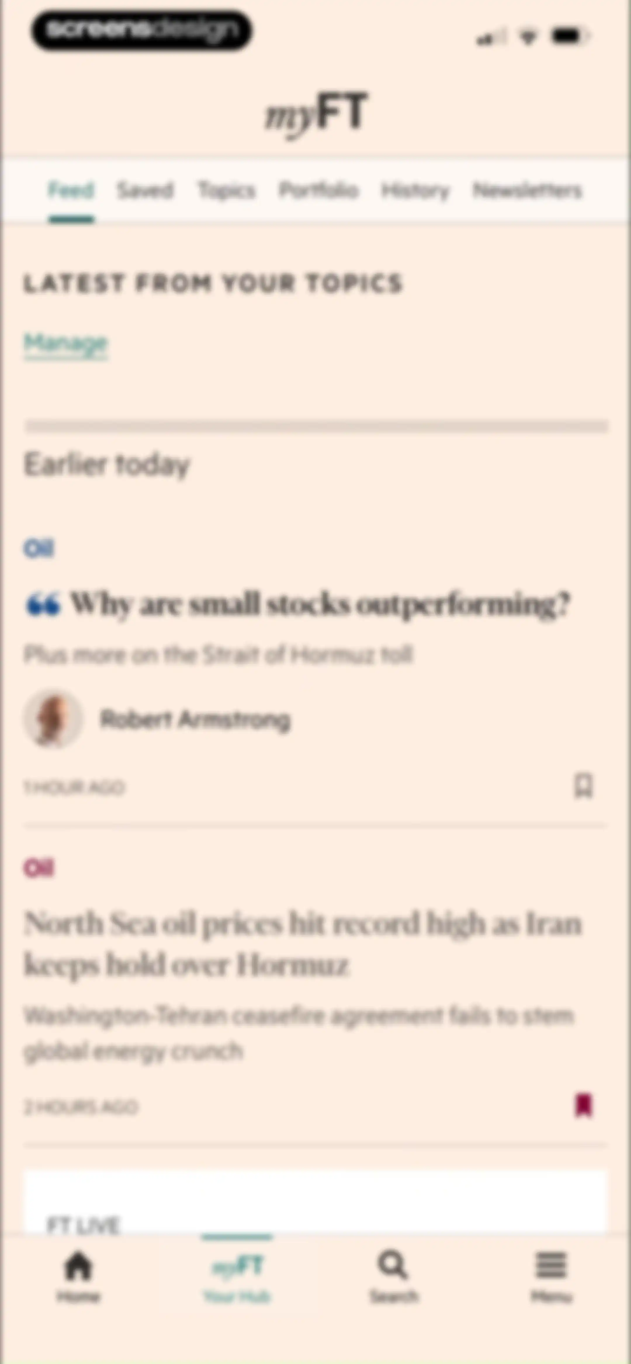 Financial Times: Business News screen 78