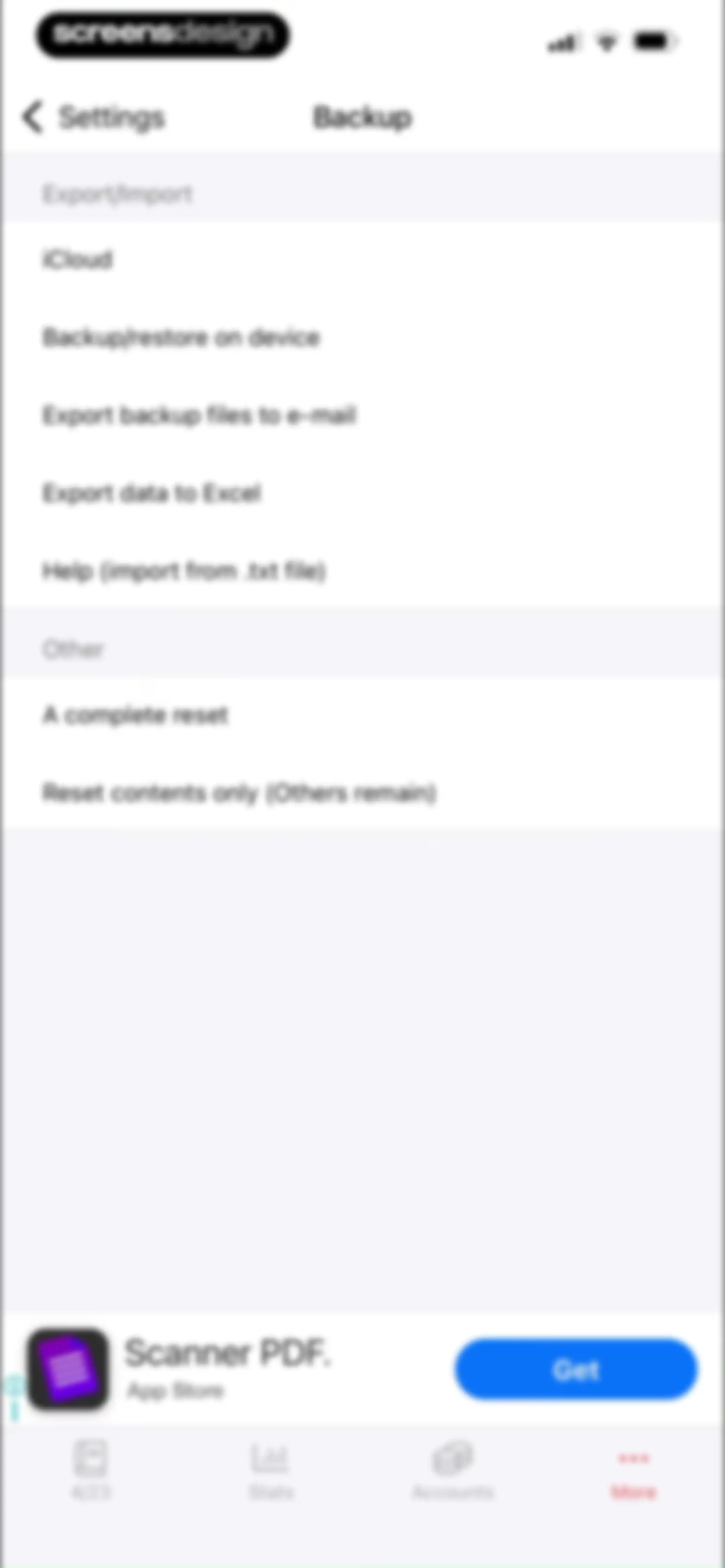 Money Manager Expense & Budget screen 100