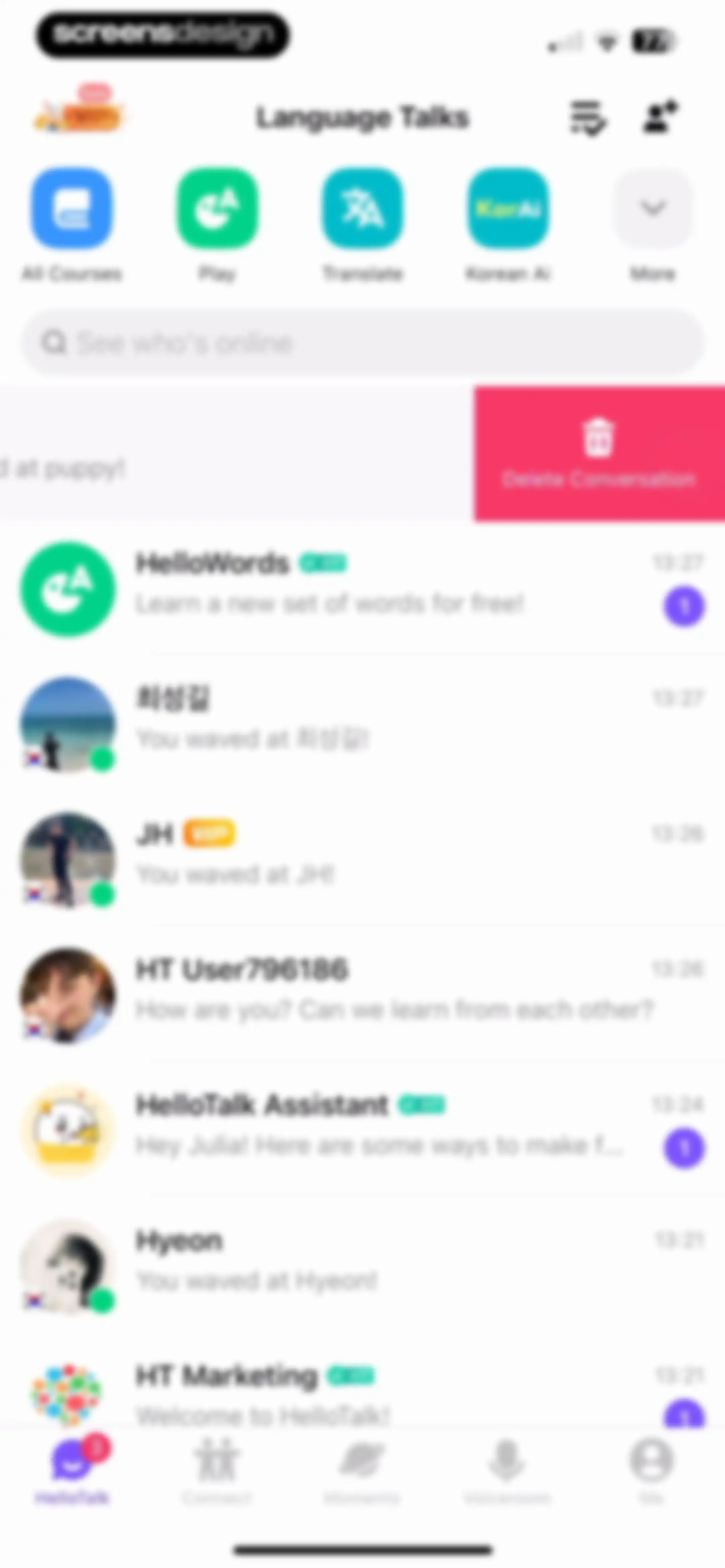 HelloTalk - Language Learning screen 109