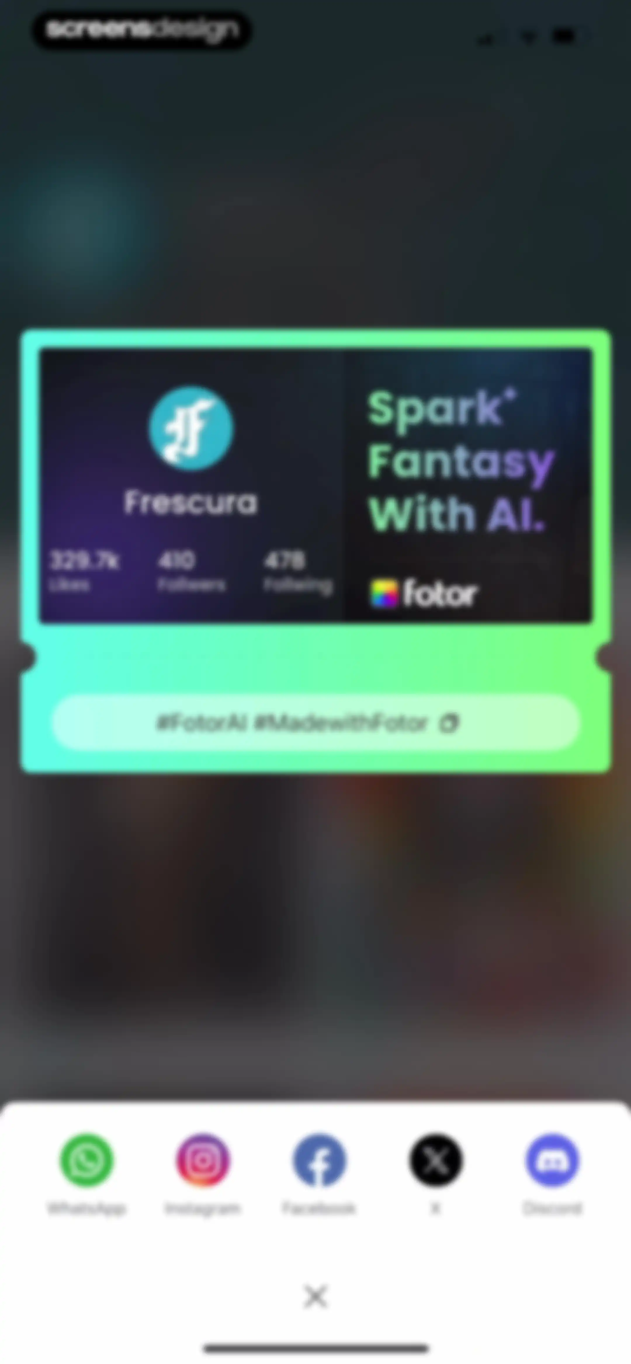 Fotor AI Photo Editor & Video screen 207