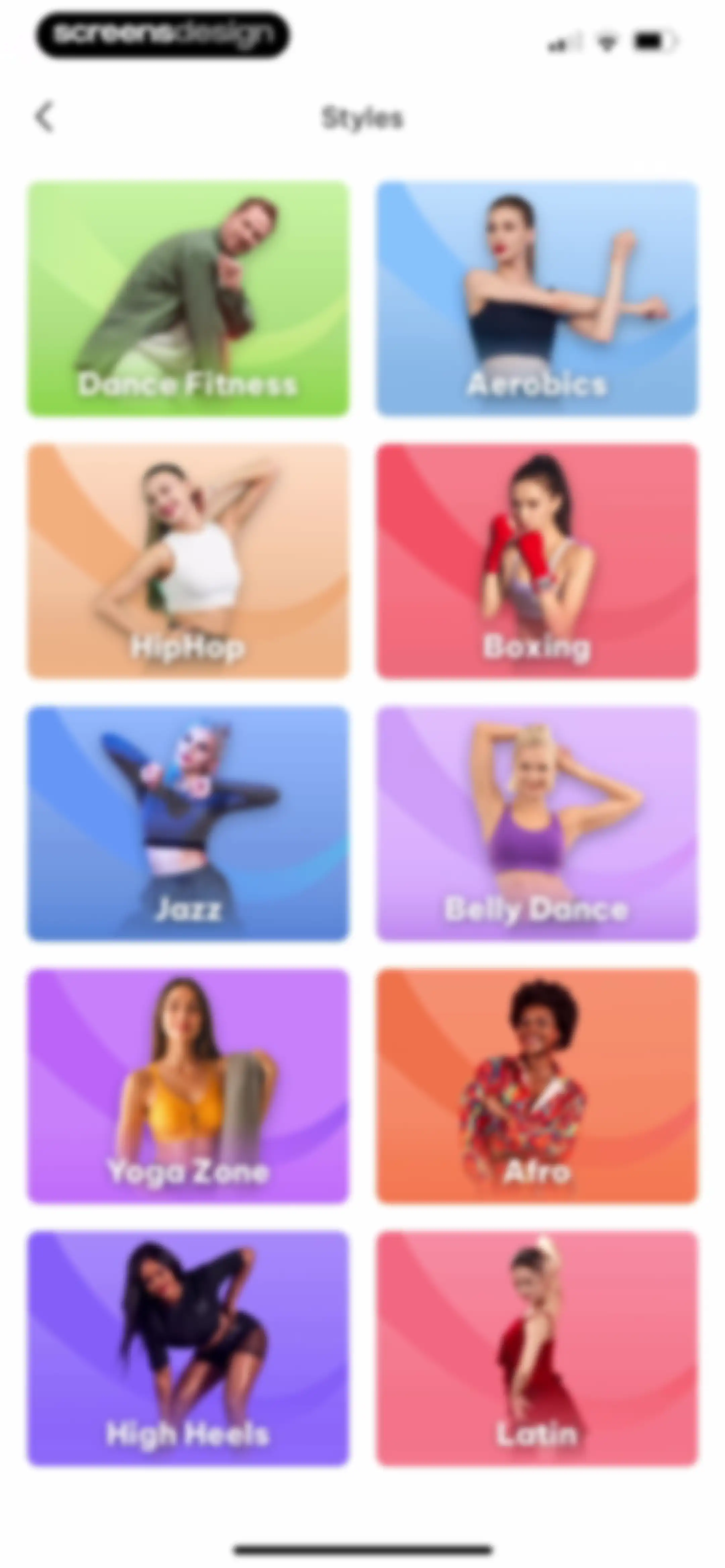 Dancefitme: Fun weight loss screen 105