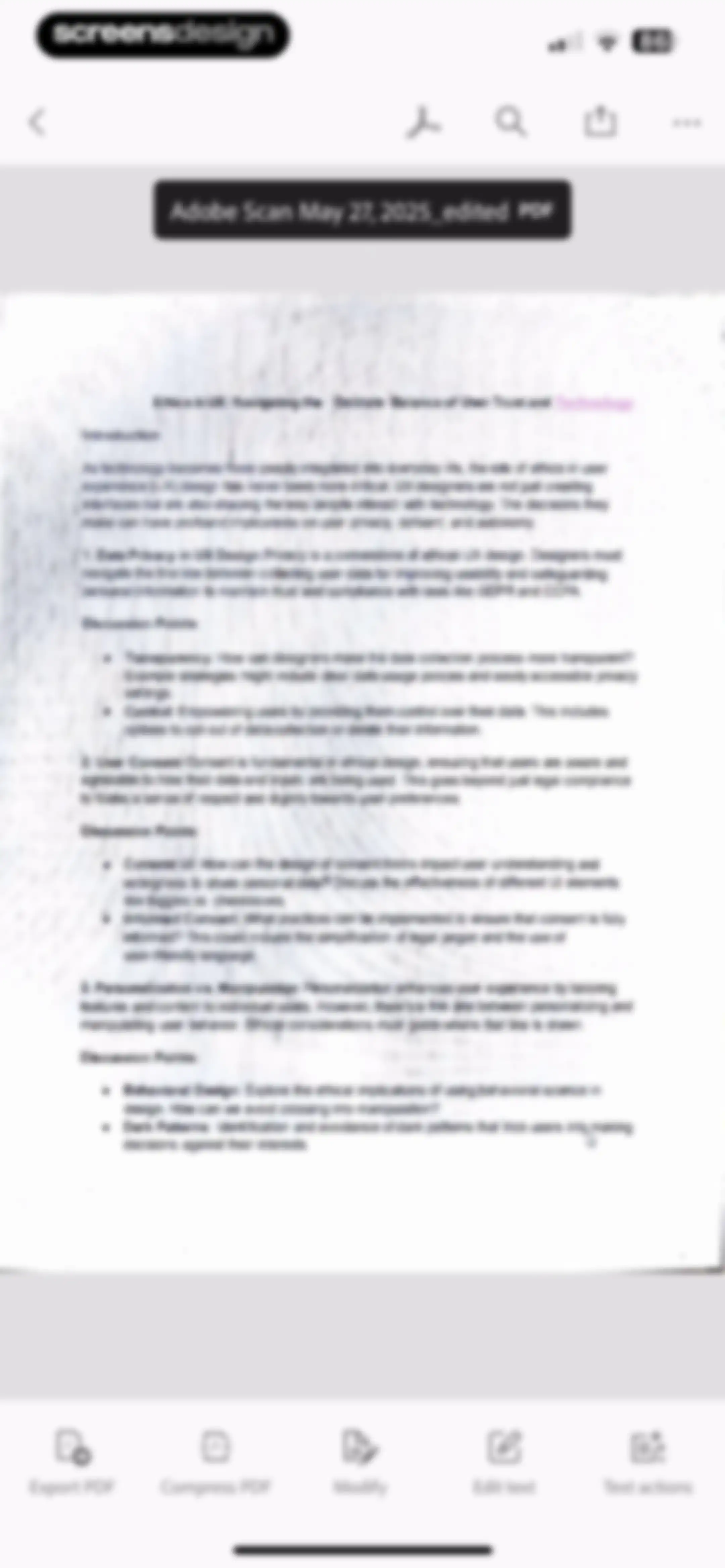 Adobe Scan: PDF & OCR Scanner screen 79