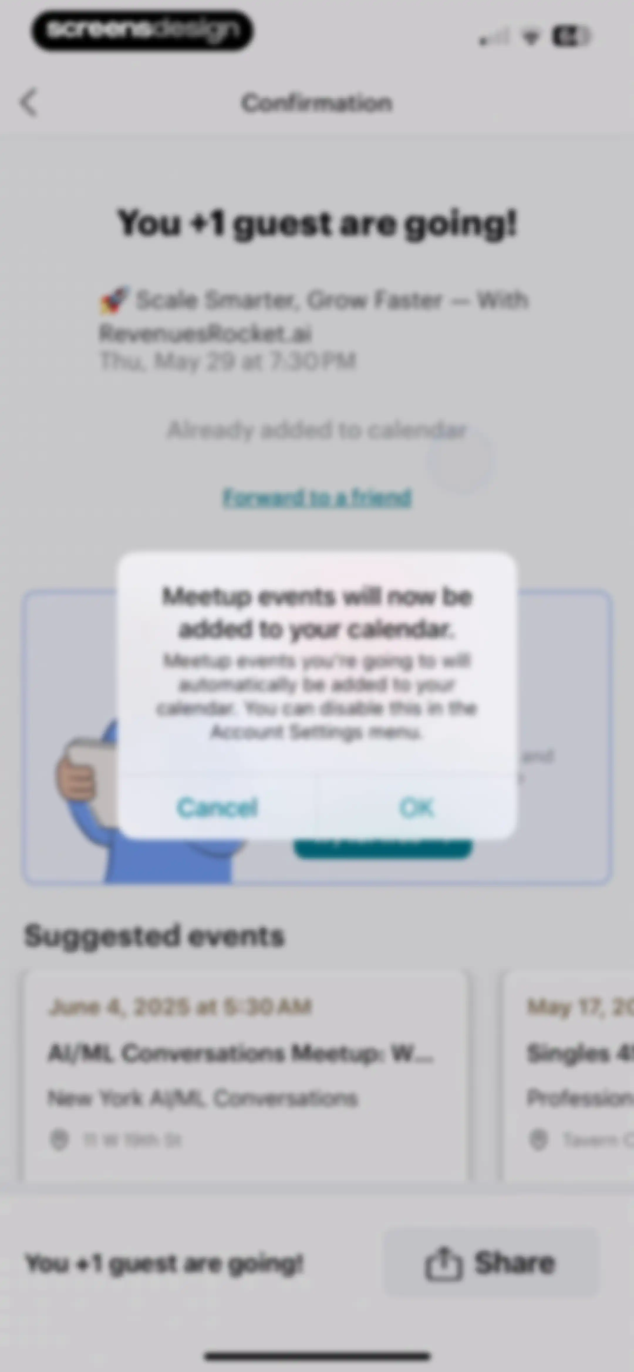 Meetup: Social Events & Groups screen 56
