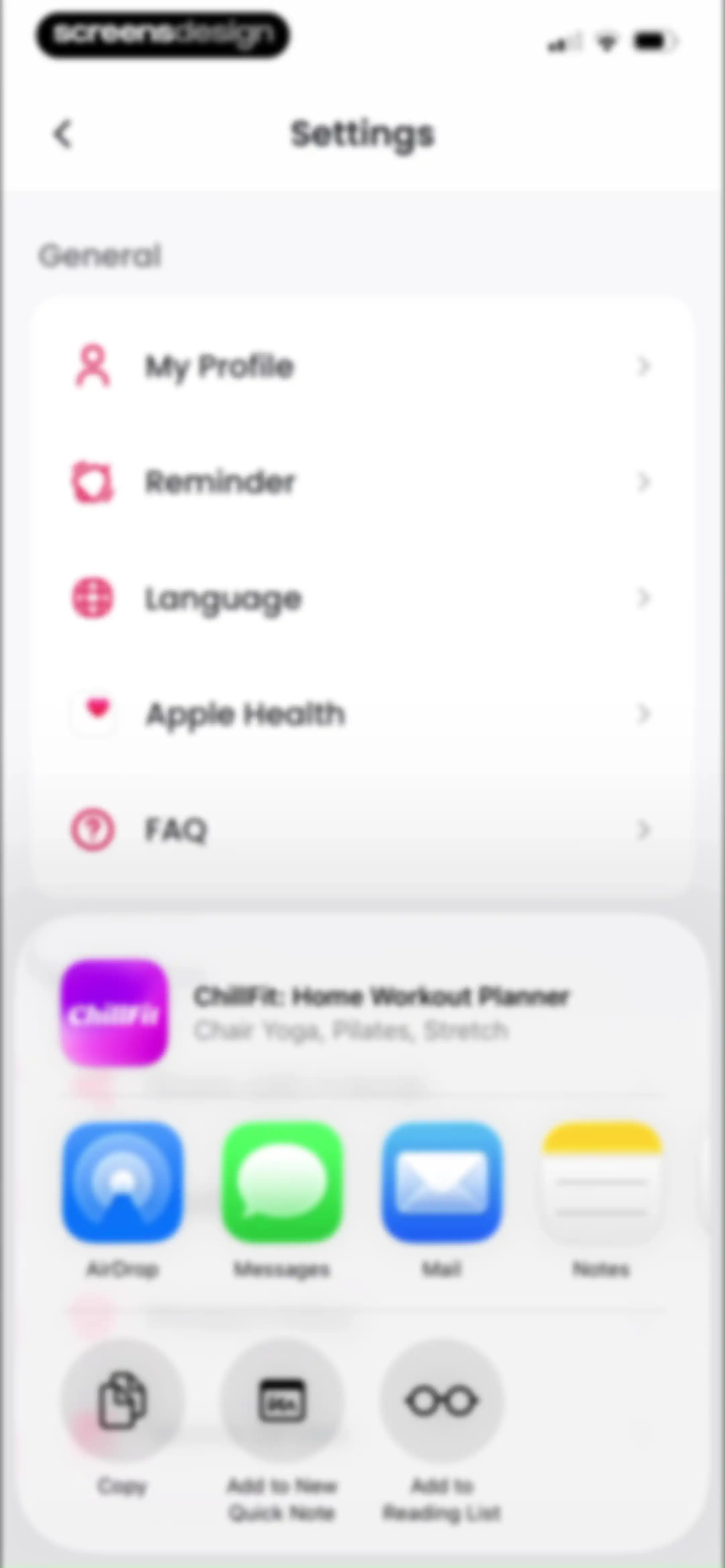 ChillFit: Home Workout Planner screen 177