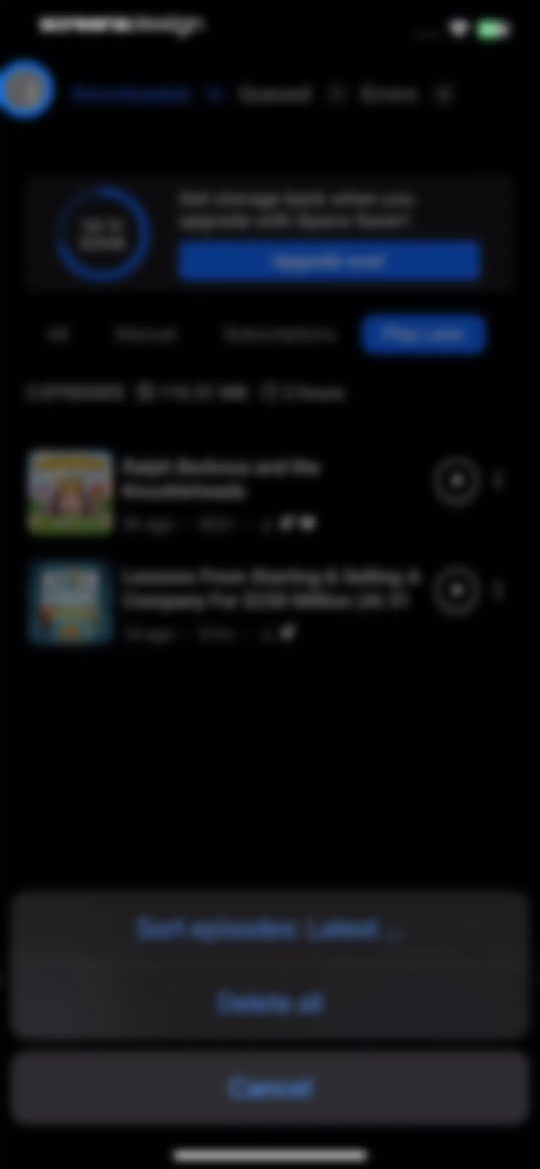 Breaker—The social podcast app screen 81