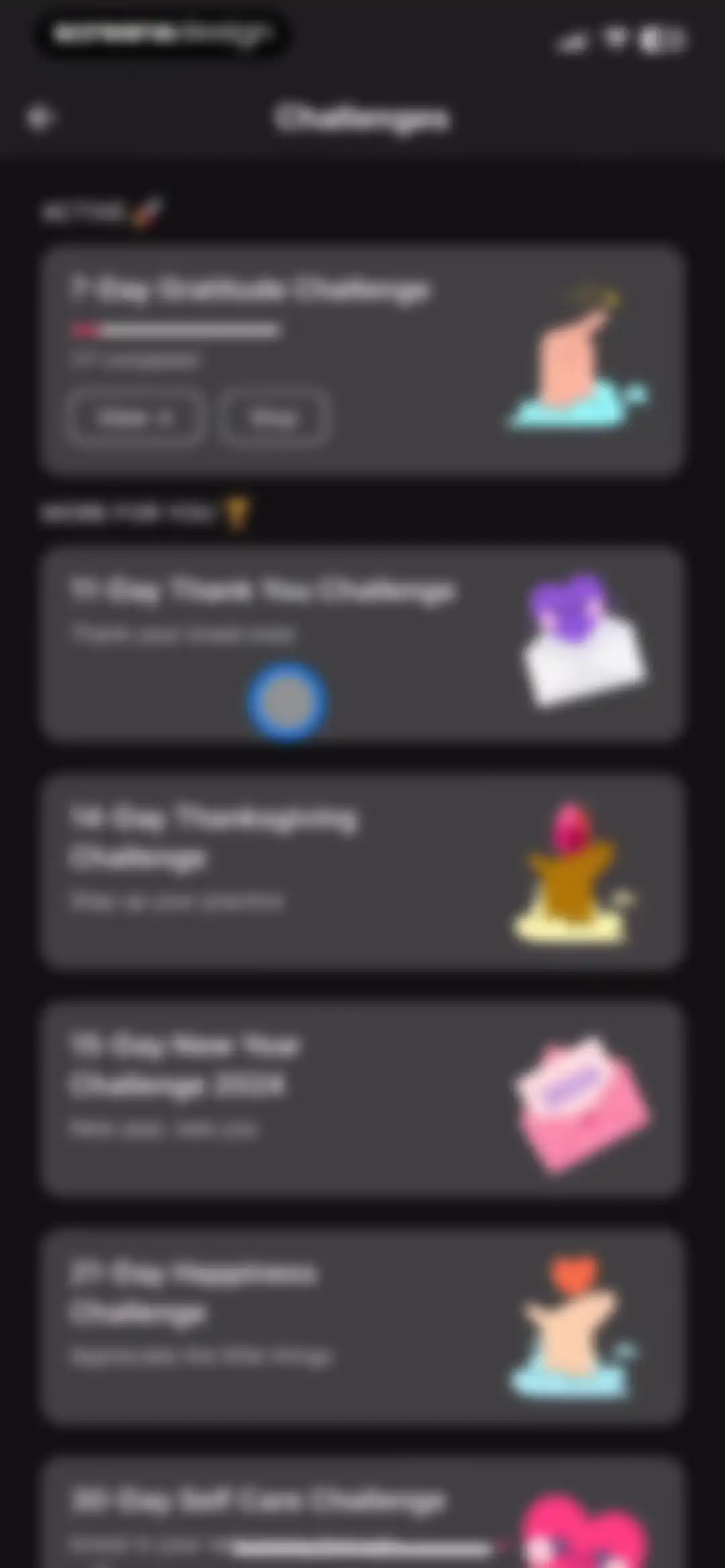 Gratitude: Self-Care Journal screen 84