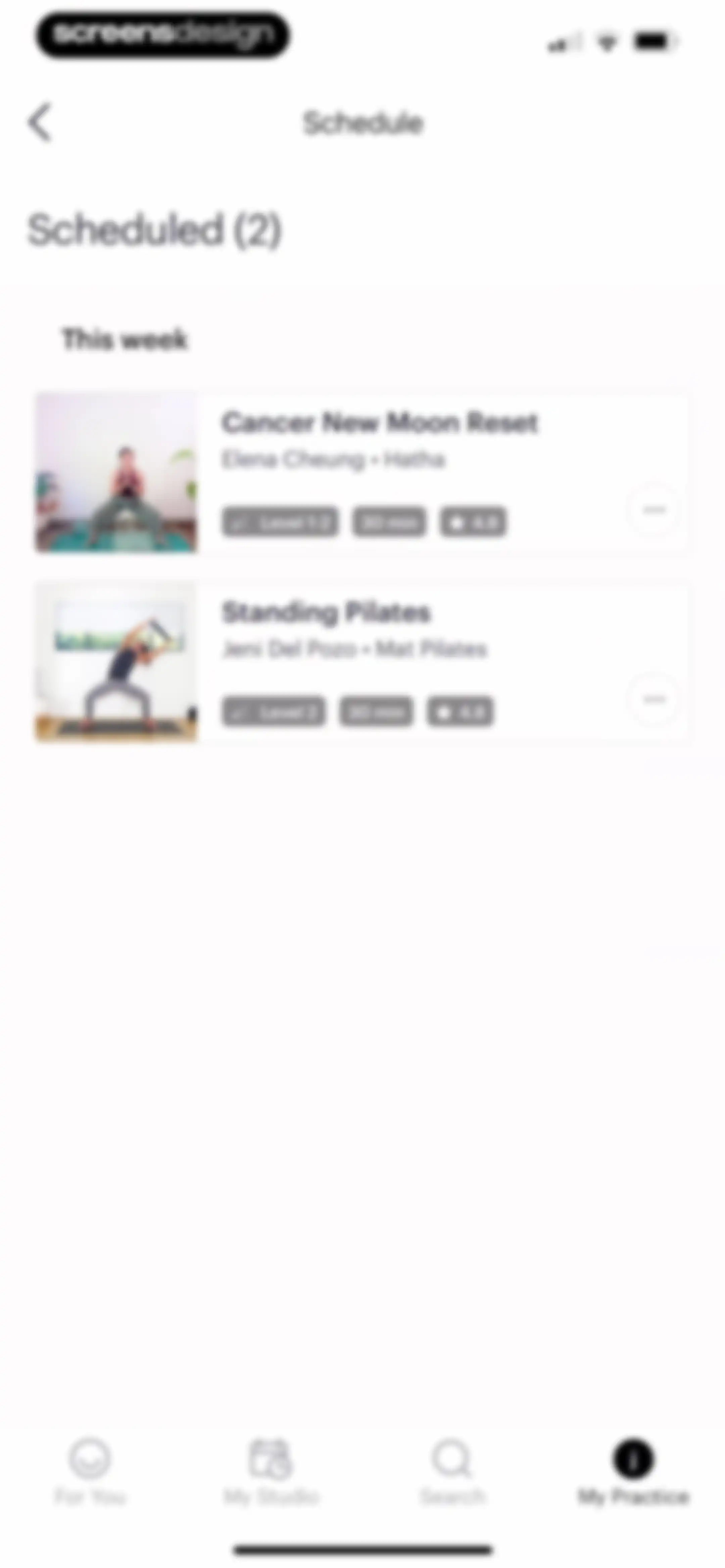 Glo | Yoga and Meditation App screen 109