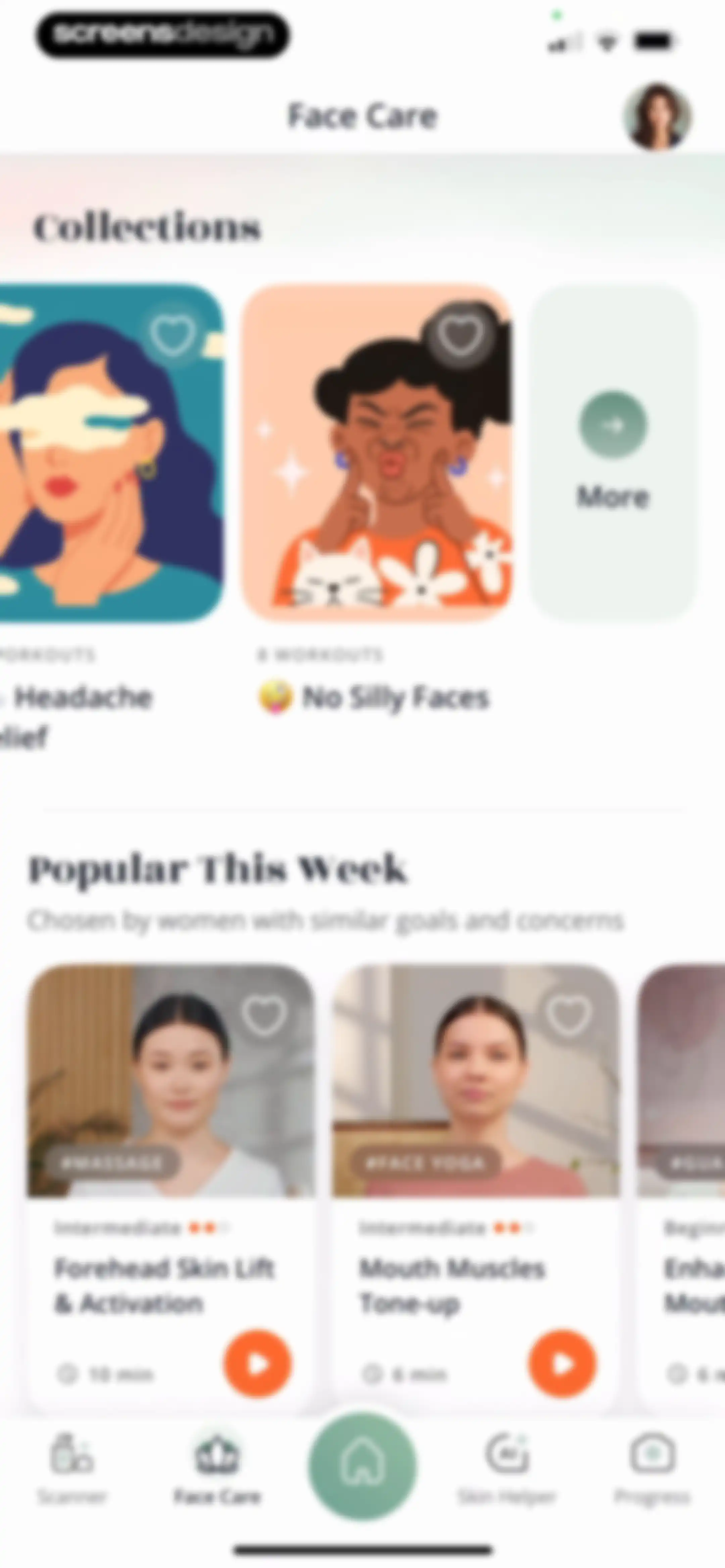 Luvly: Face Yoga Exercises screen 142