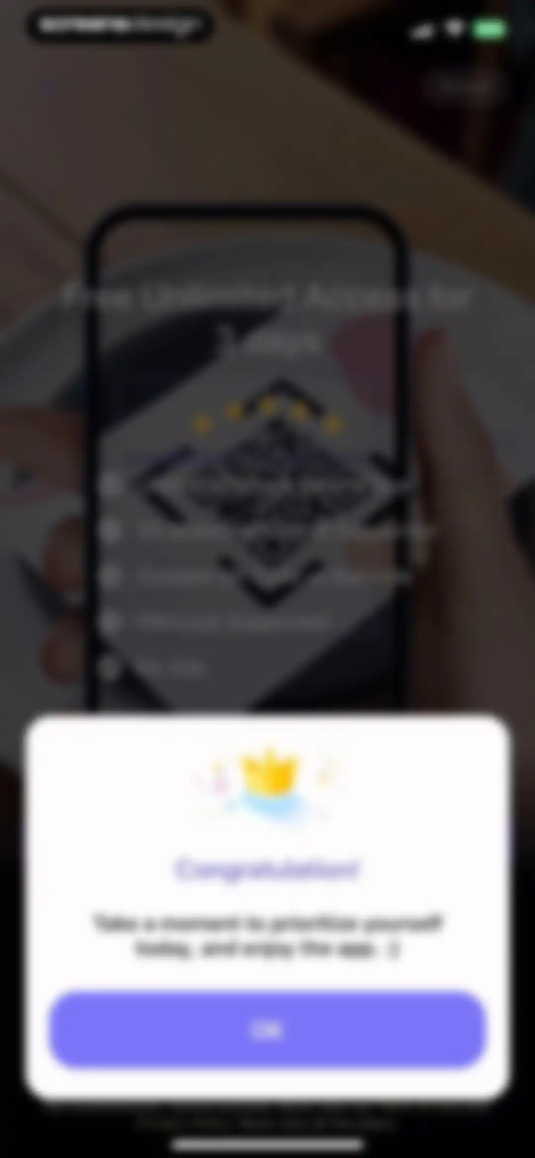 QR Reader for mobile screen 5