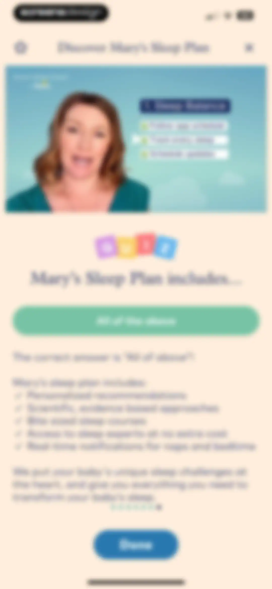 Smart Sleep Coach by Pampers™ screen 55