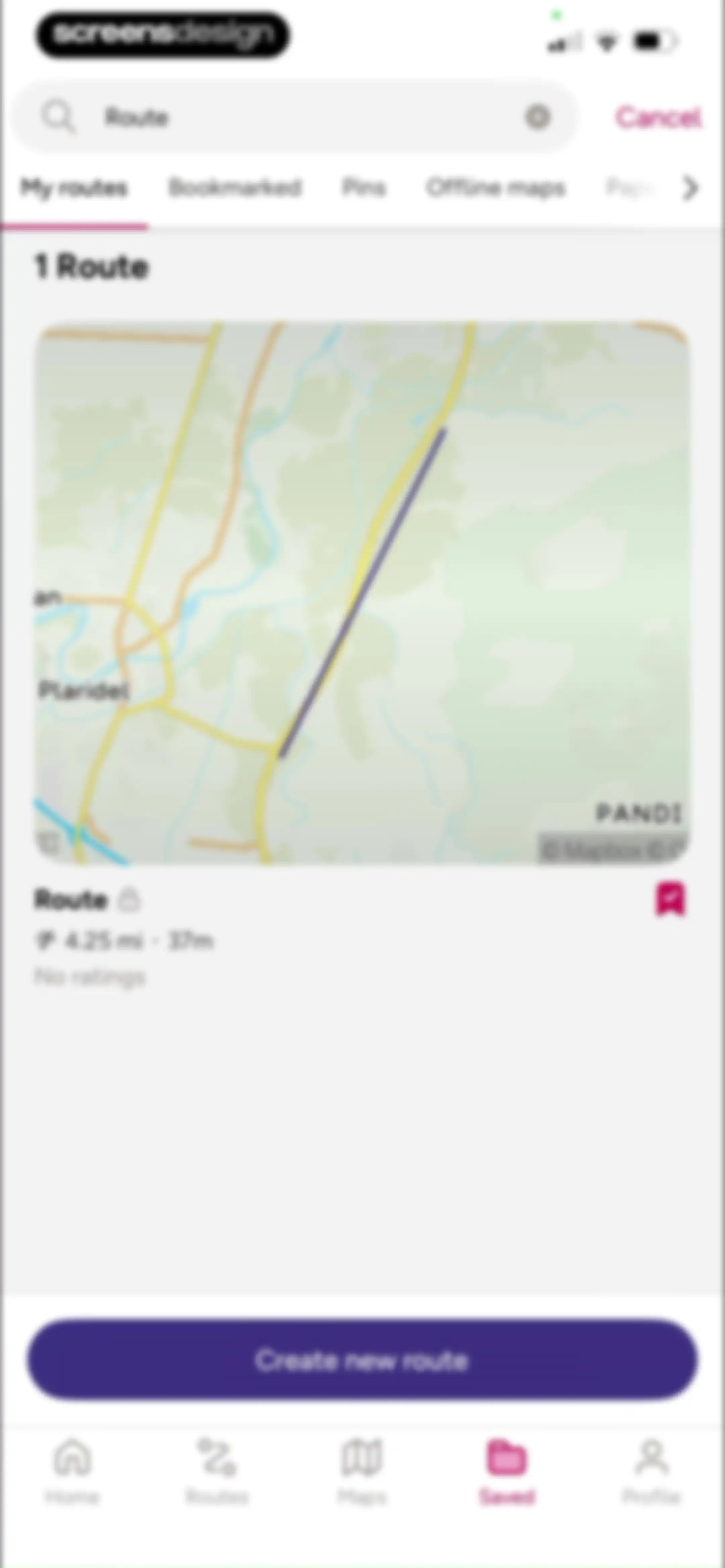 OS Maps: Walk, Hike, Run, Bike screen 138
