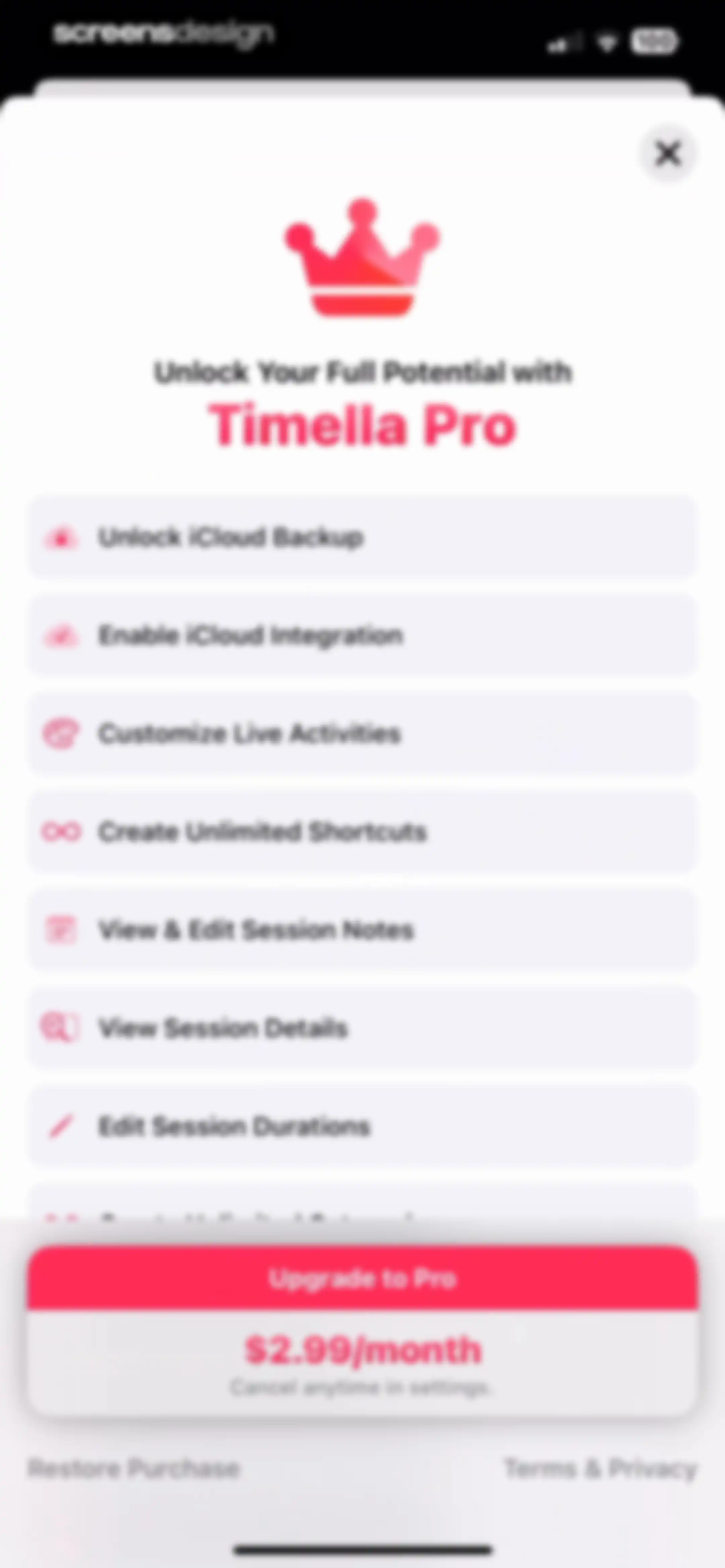 Timella: Study & Work Timer screen 66