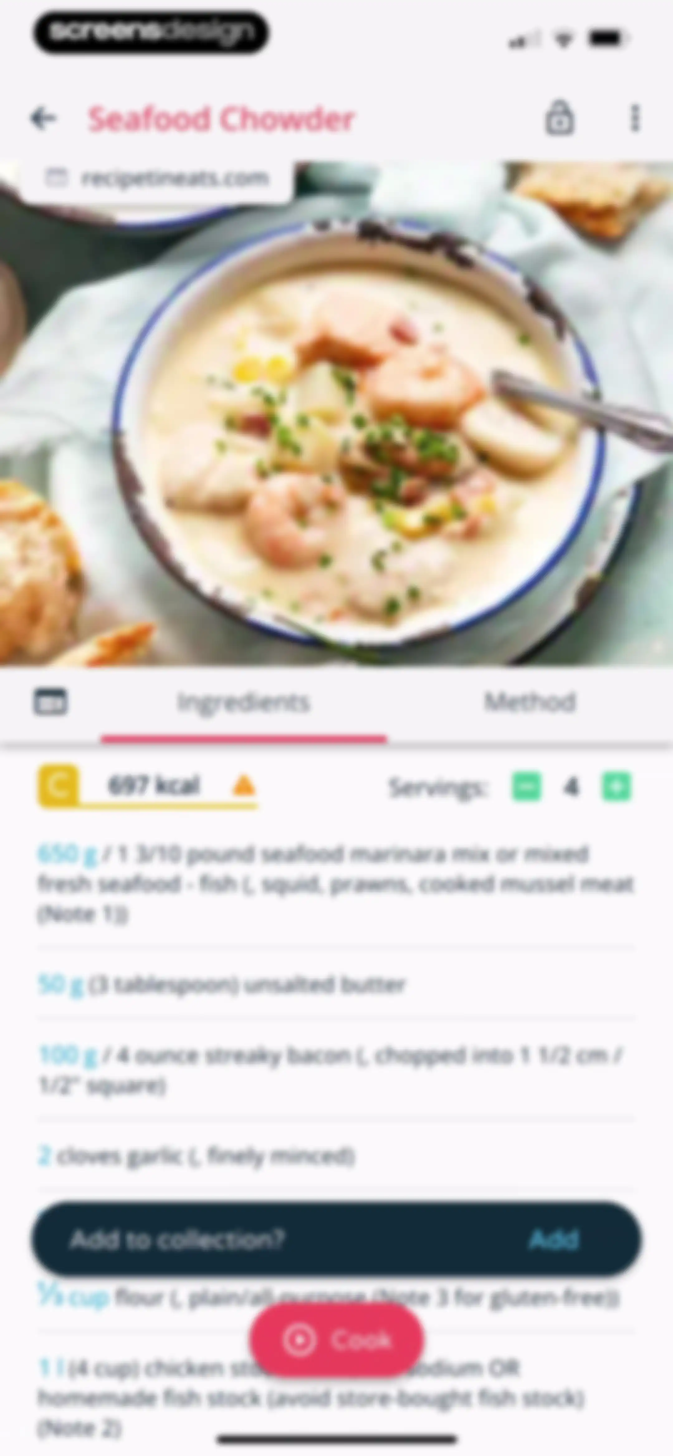 Stashcook: Recipe Keeper screen 107