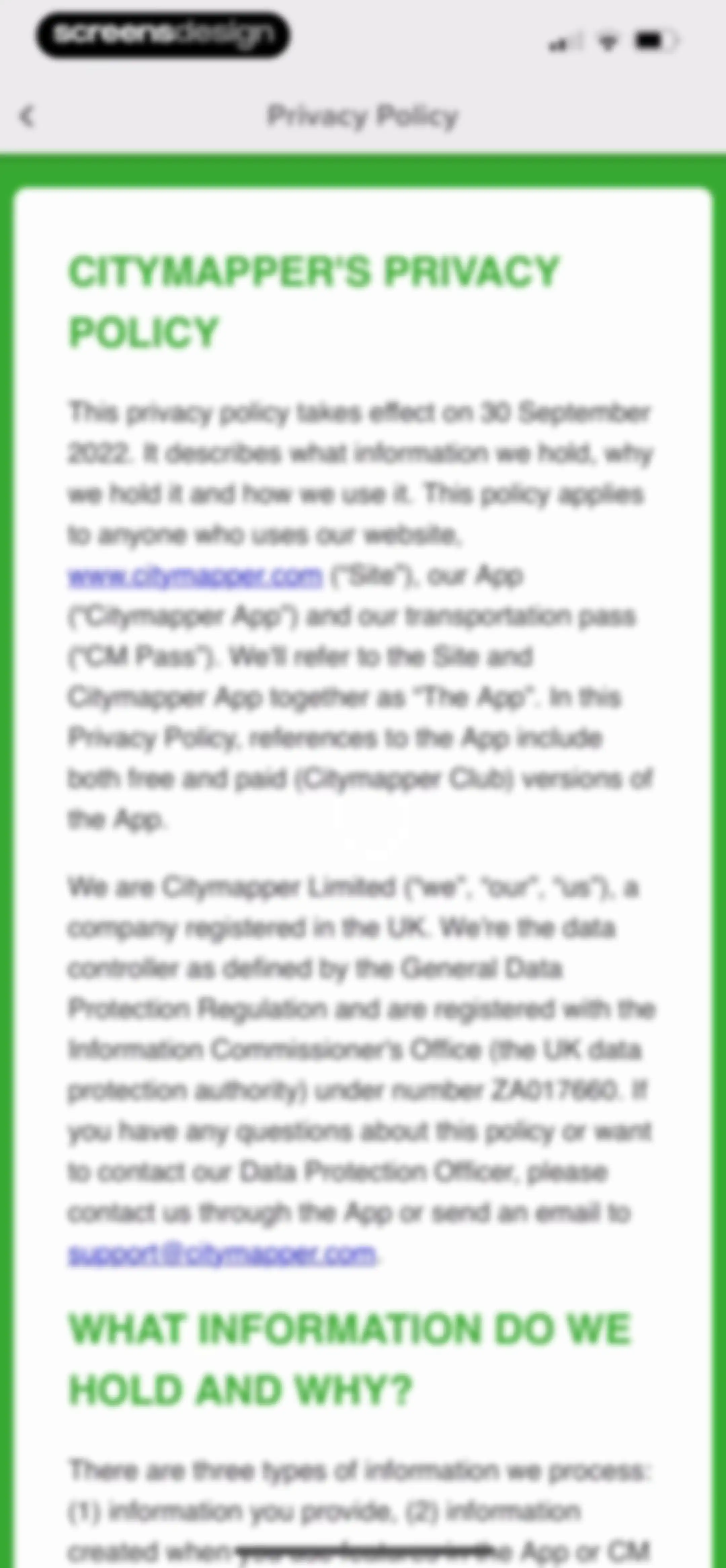 Citymapper: All Live Transit screen 172