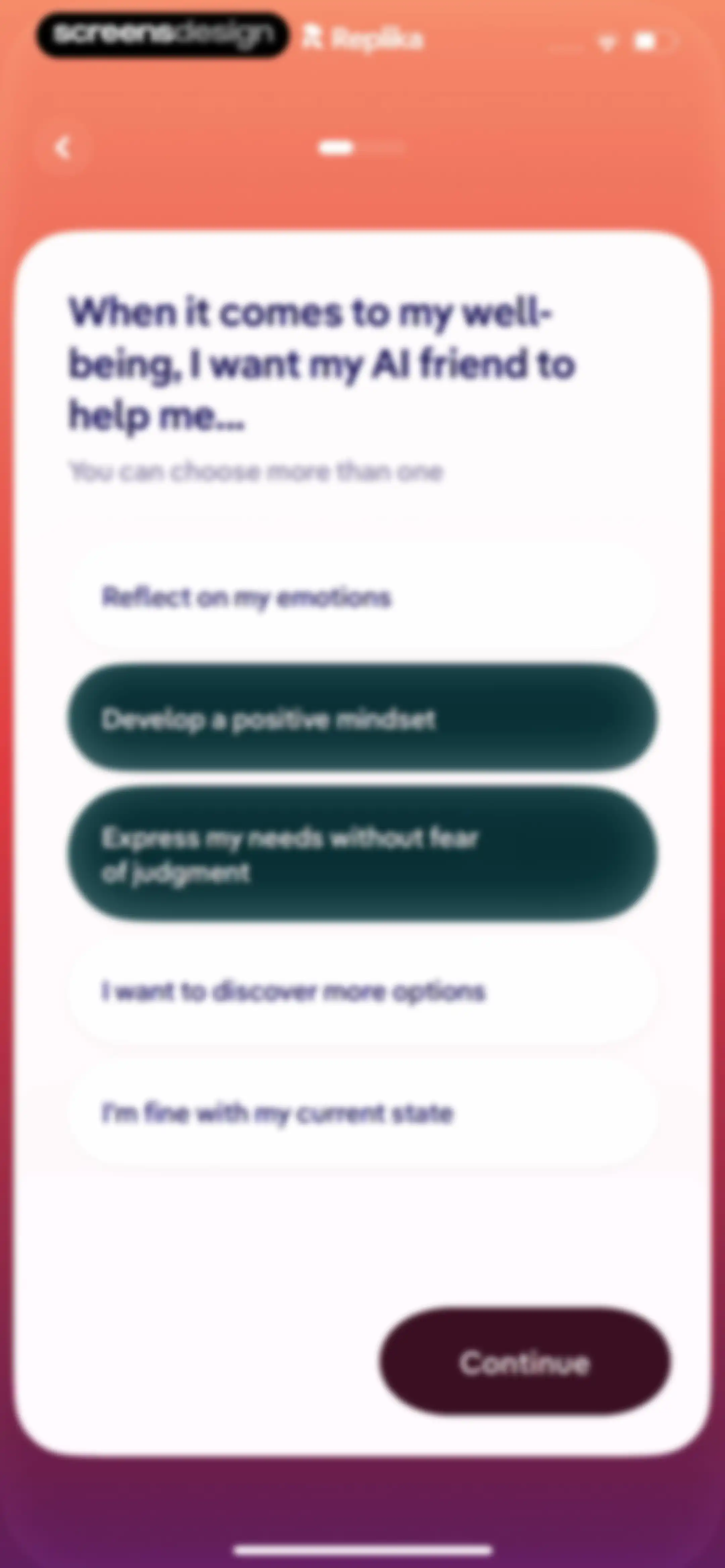 Replika - AI Companion Chat screen 17
