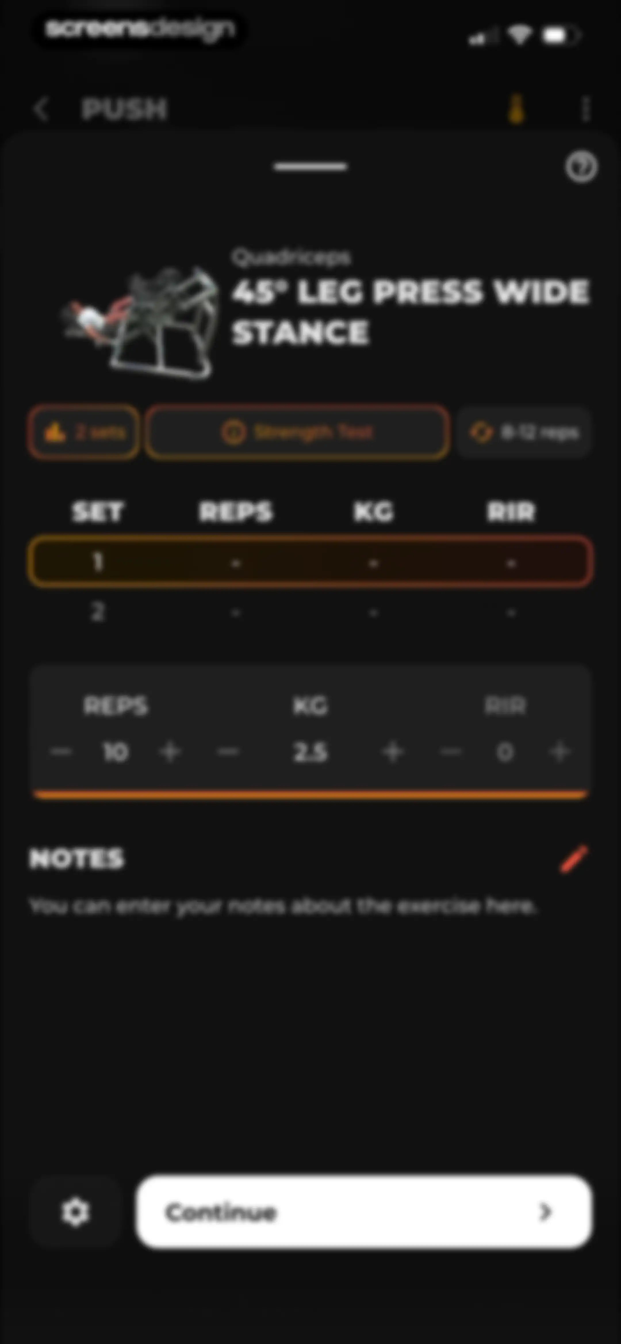 MCI - Personal Training AI screen 94