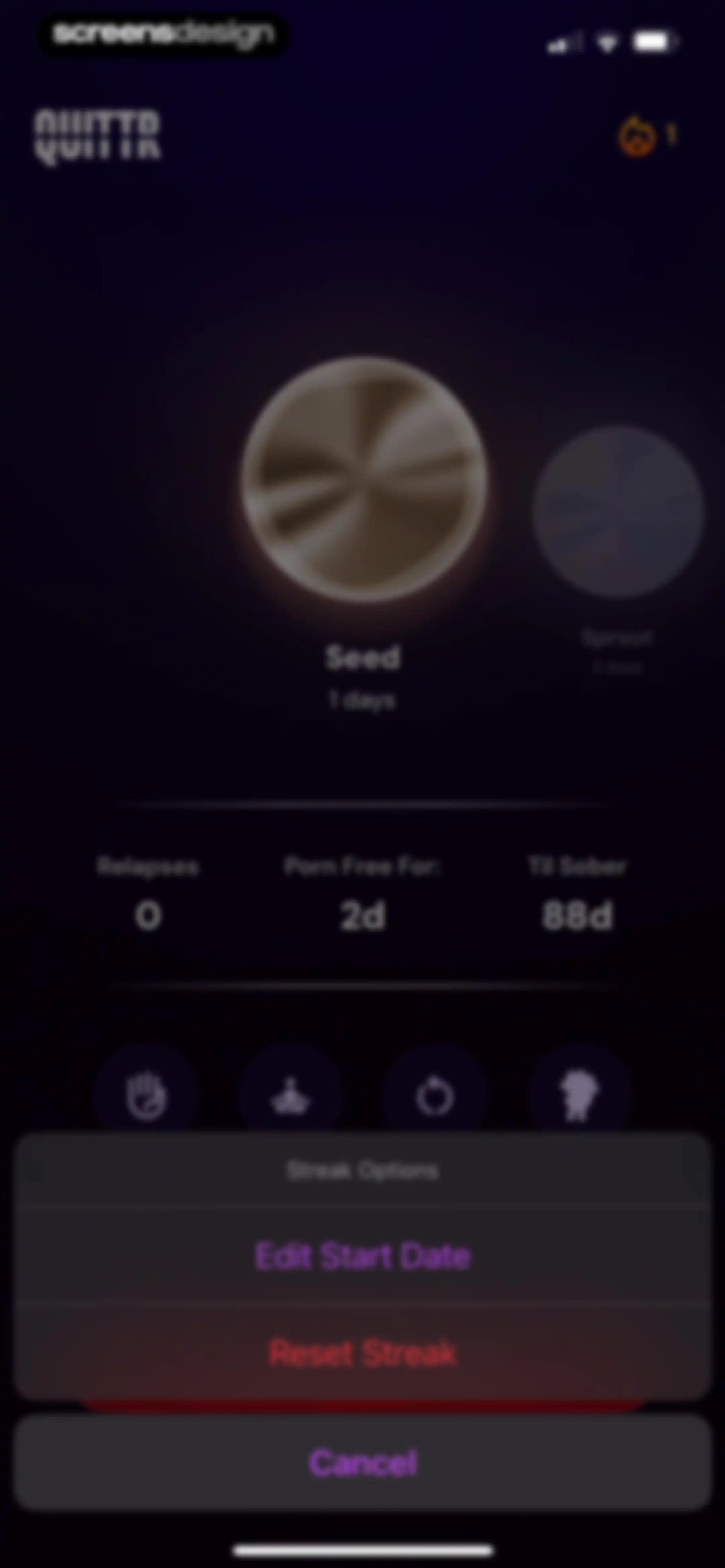 QUITTR - Break Free Now screen 82