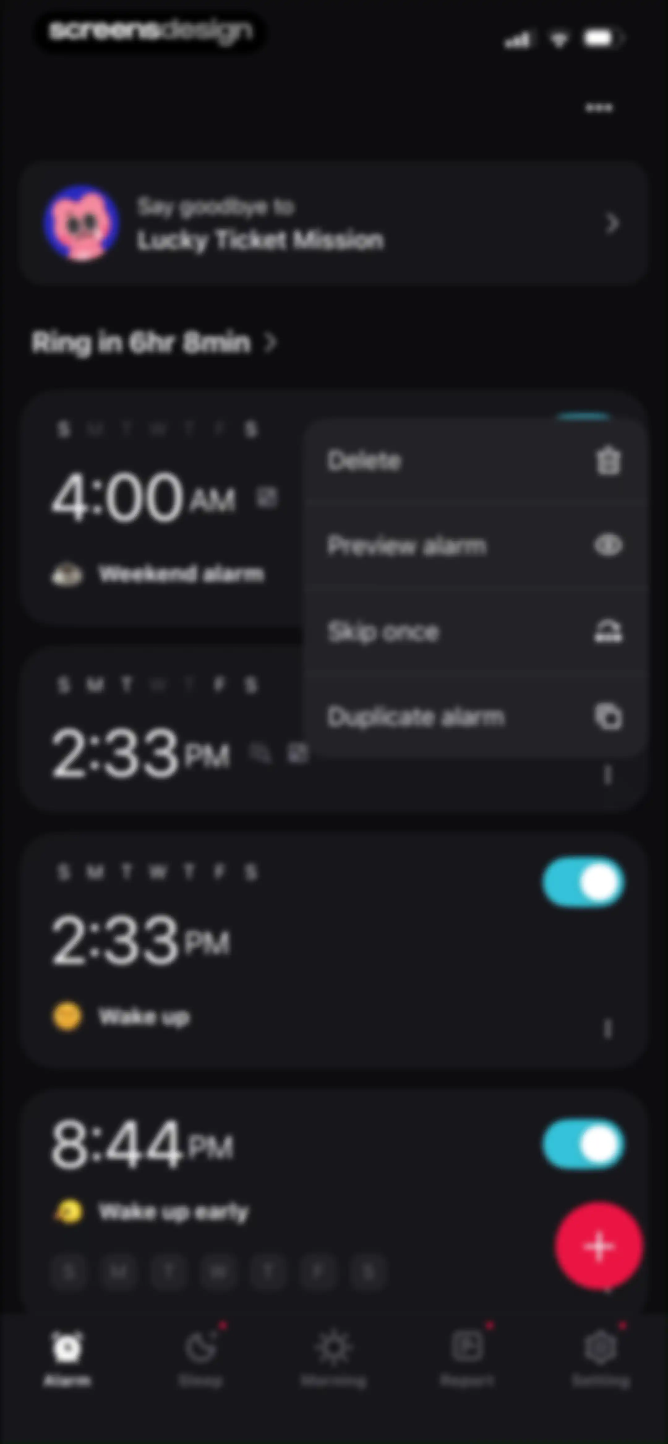 Alarmy - Loud alarm clock screen 60
