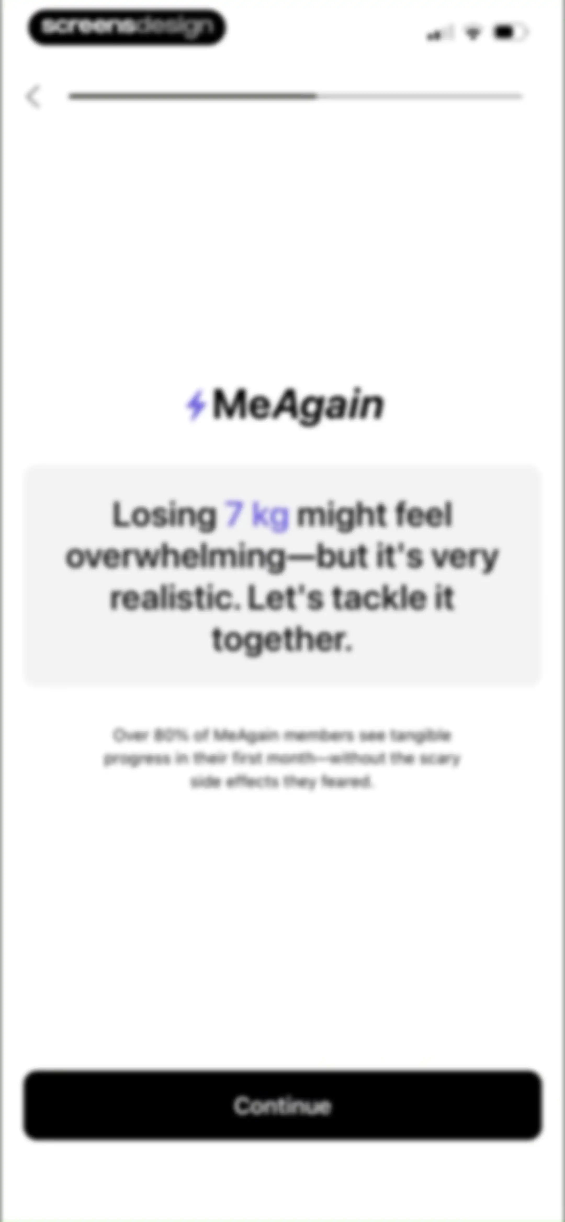 MeAgain: GLP-1 Tracker App screen 20