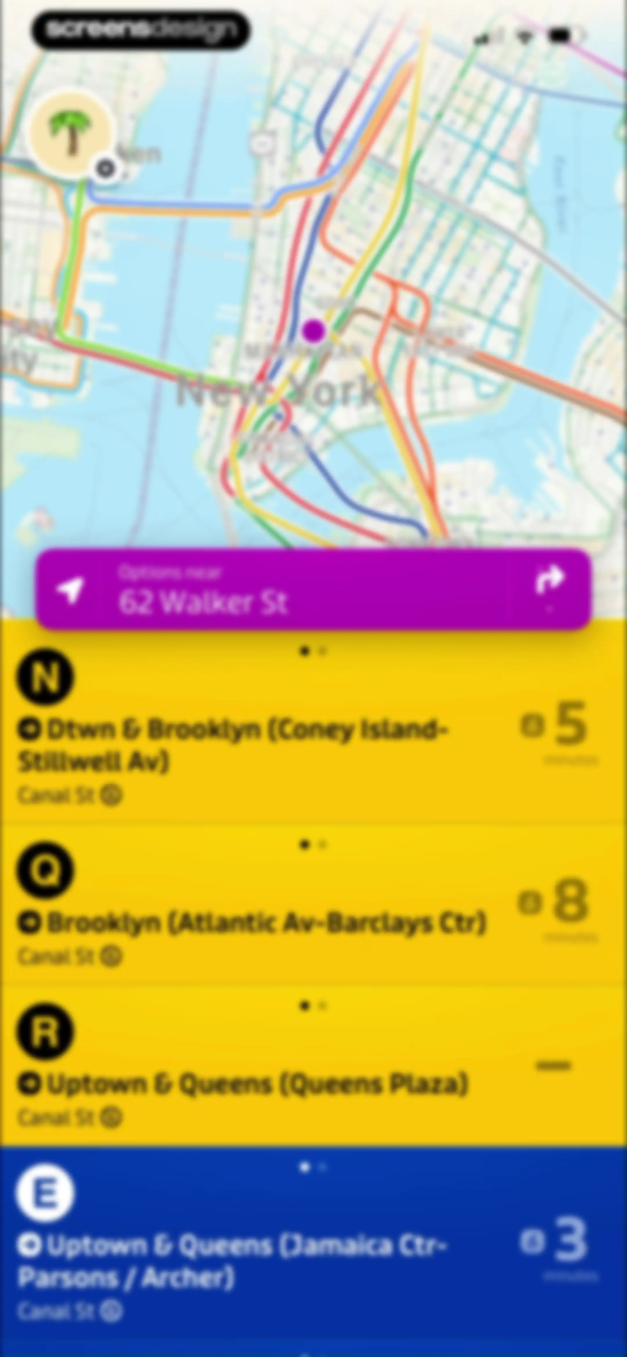 Transit • Subway & Bus Times screen 38