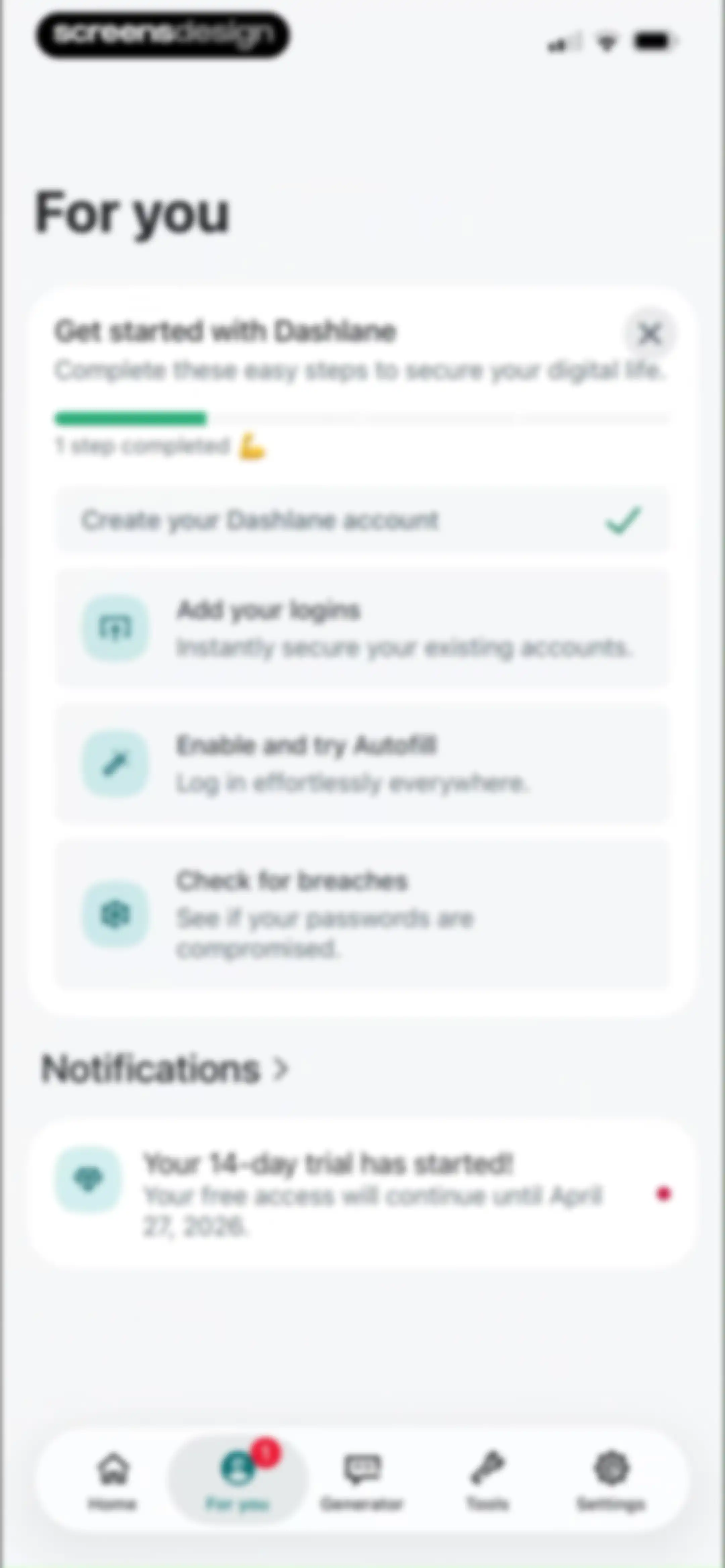 Dashlane Password Manager screen 12