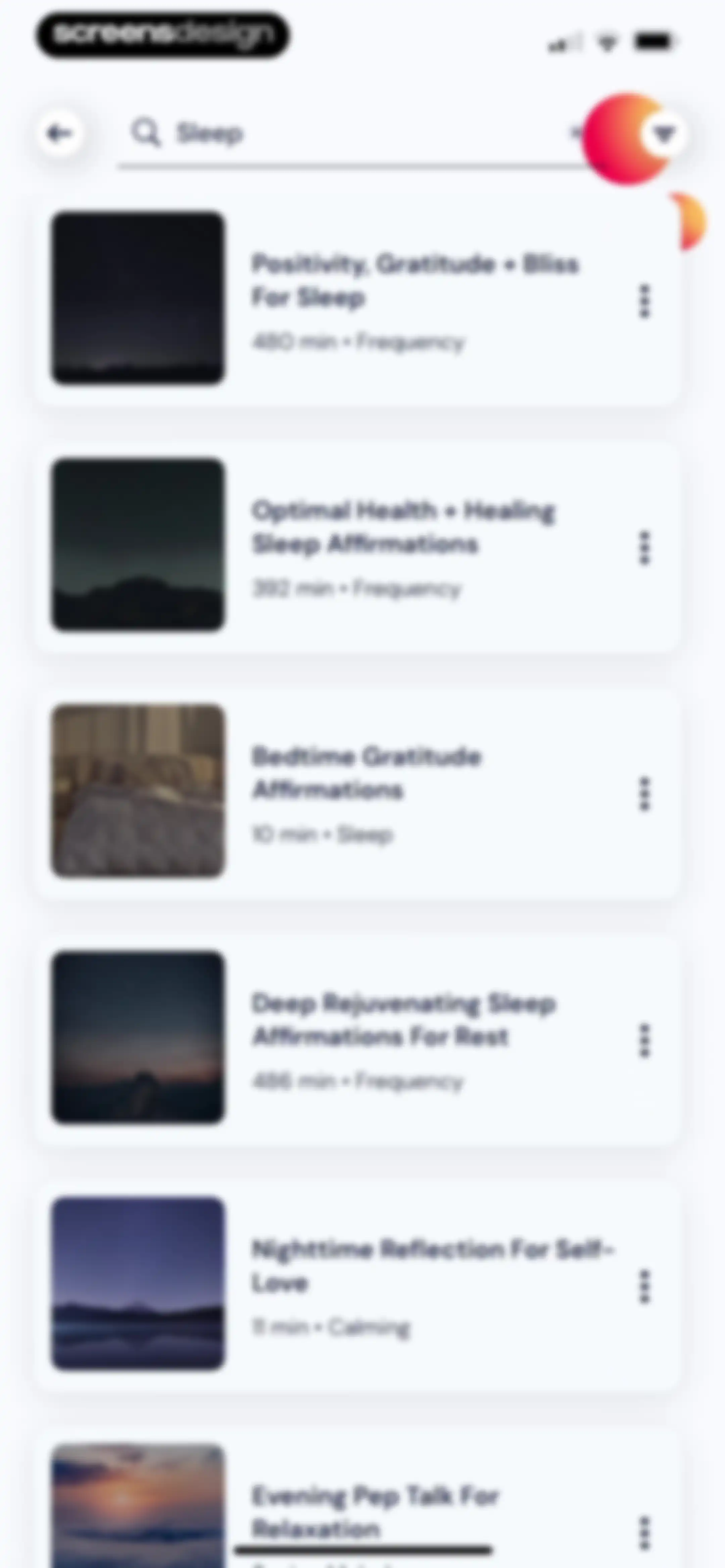 Activations: Daily Motivation screen 69