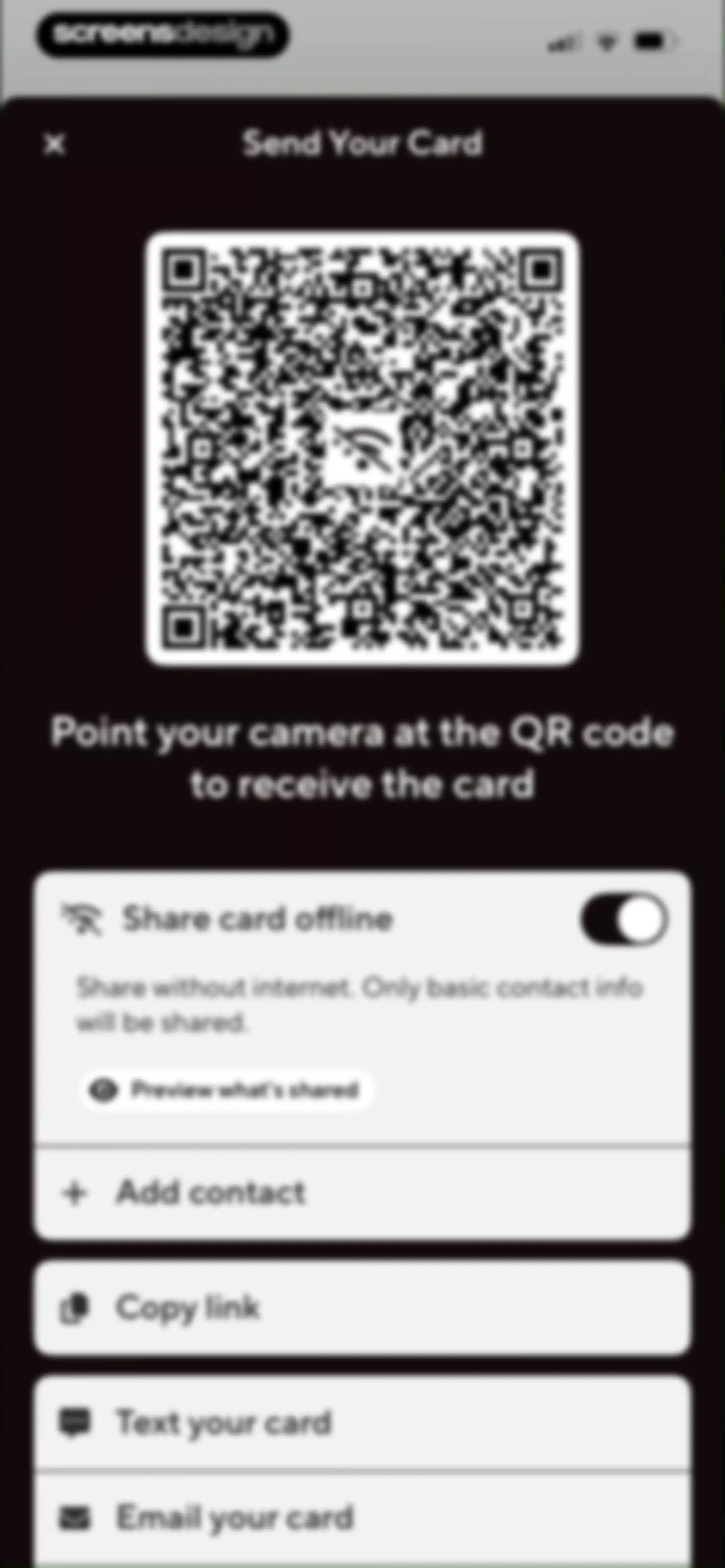 Blinq: Digital Business Card screen 38