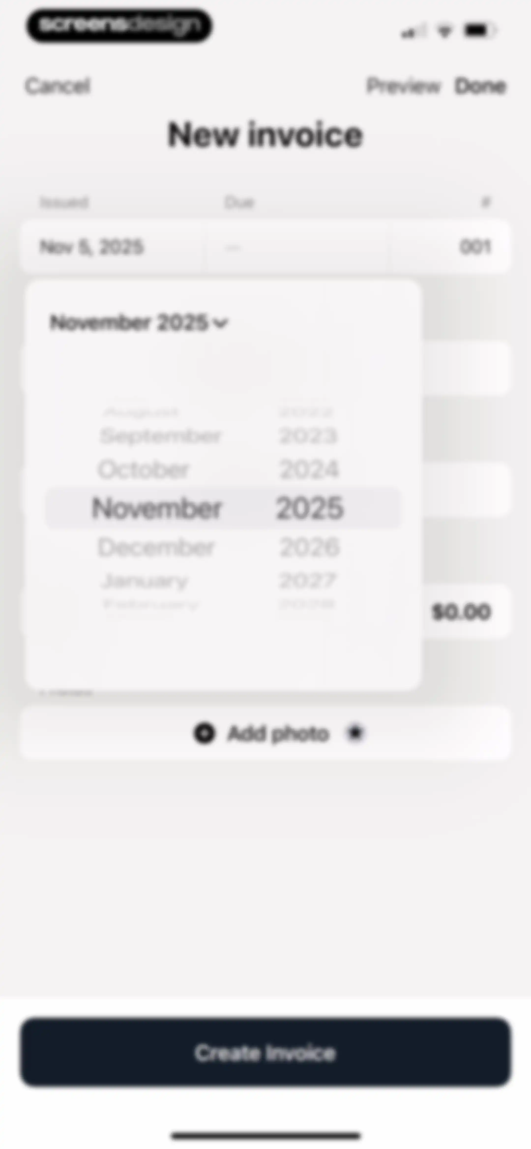 Invoice Maker ▸ Estimate App screen 22