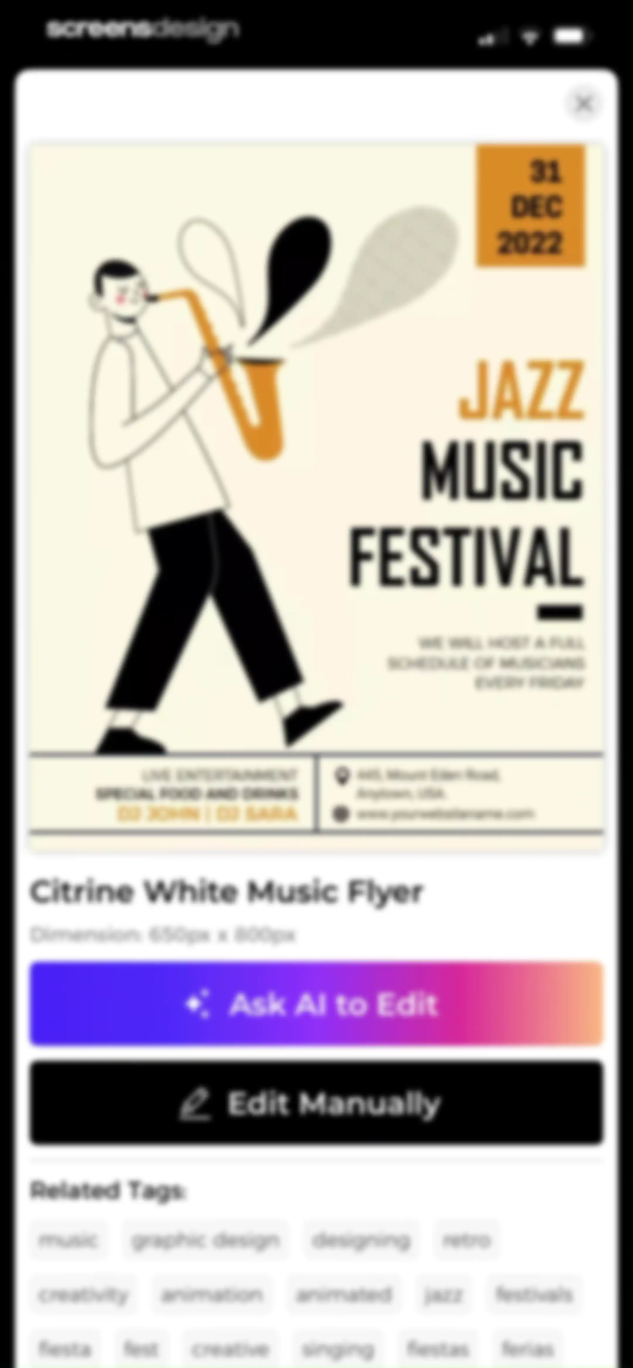 Flyer Maker + Poster Maker screen 23