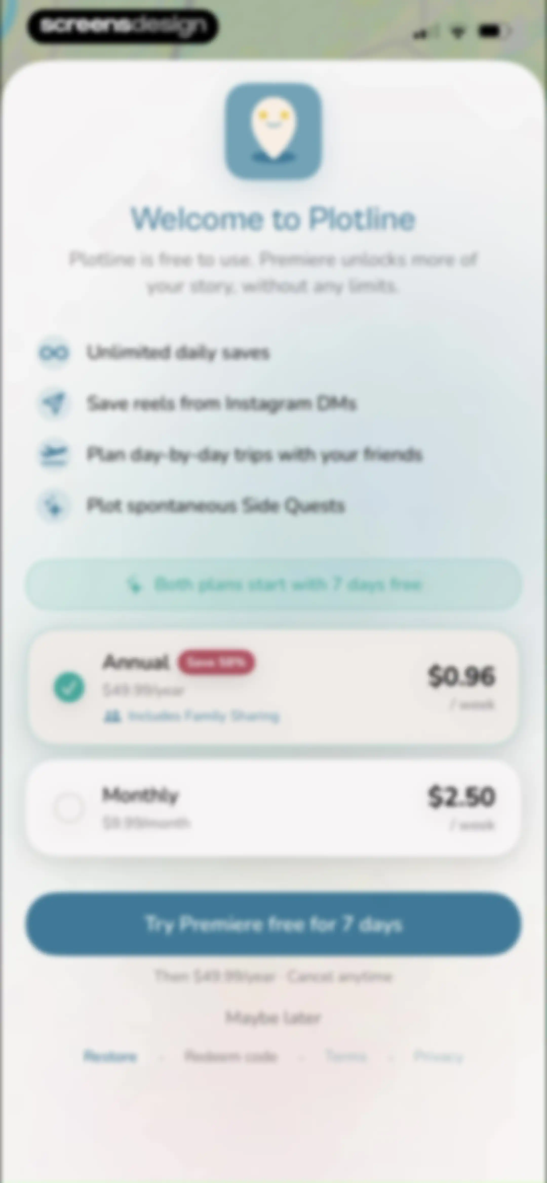 Plotline: Travel Map & Planner screen 24