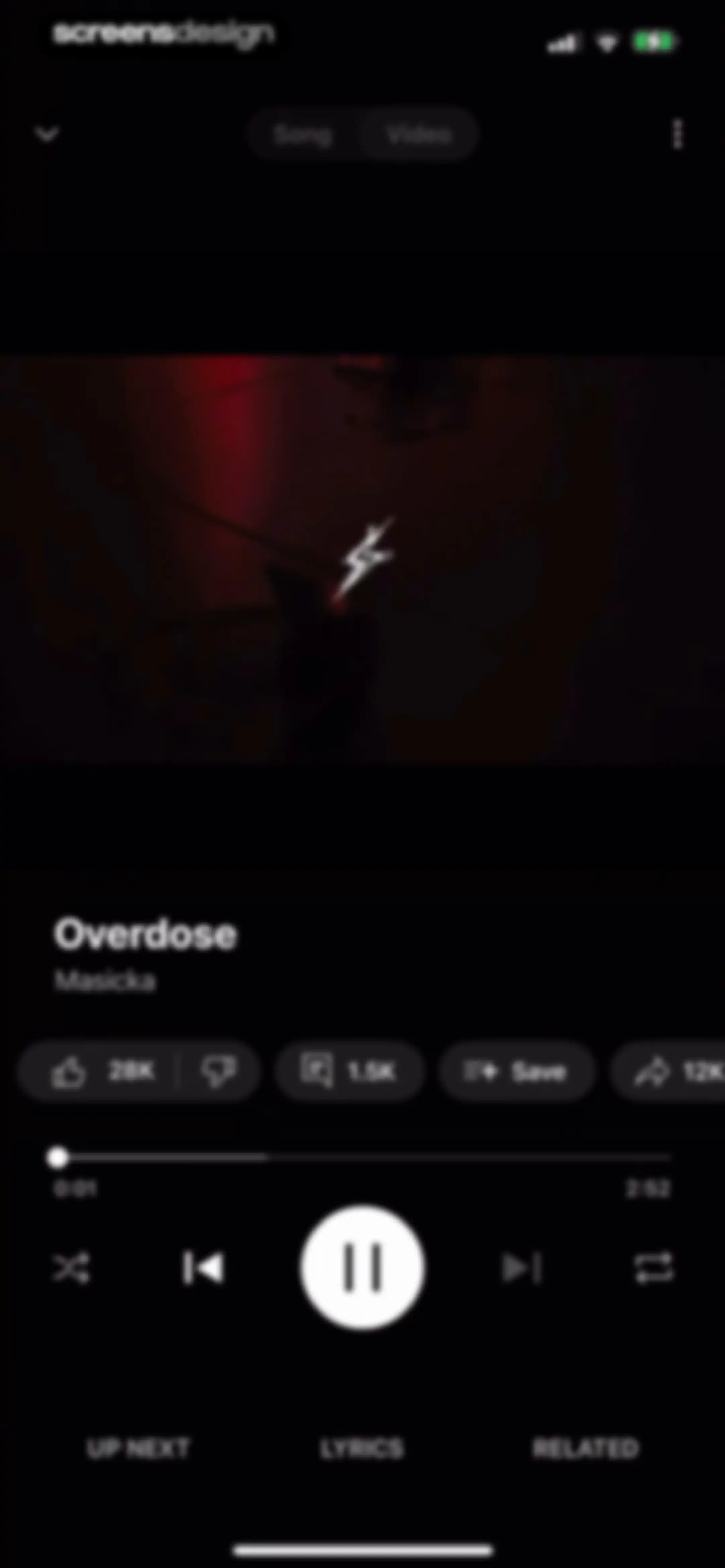 YouTube Music screen 108