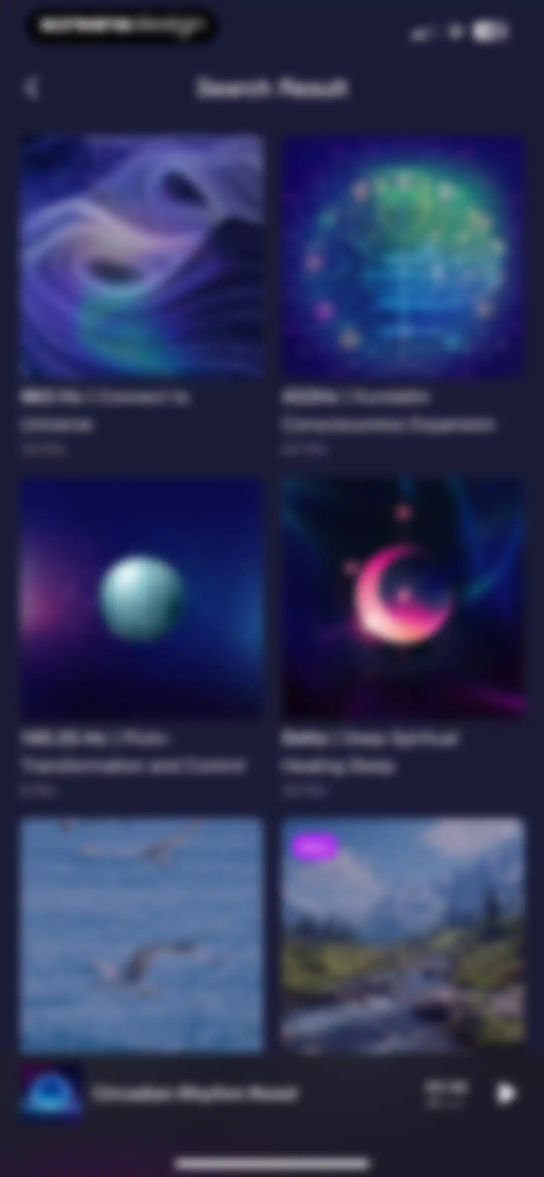 Frequency: Healing Sounds screen 44