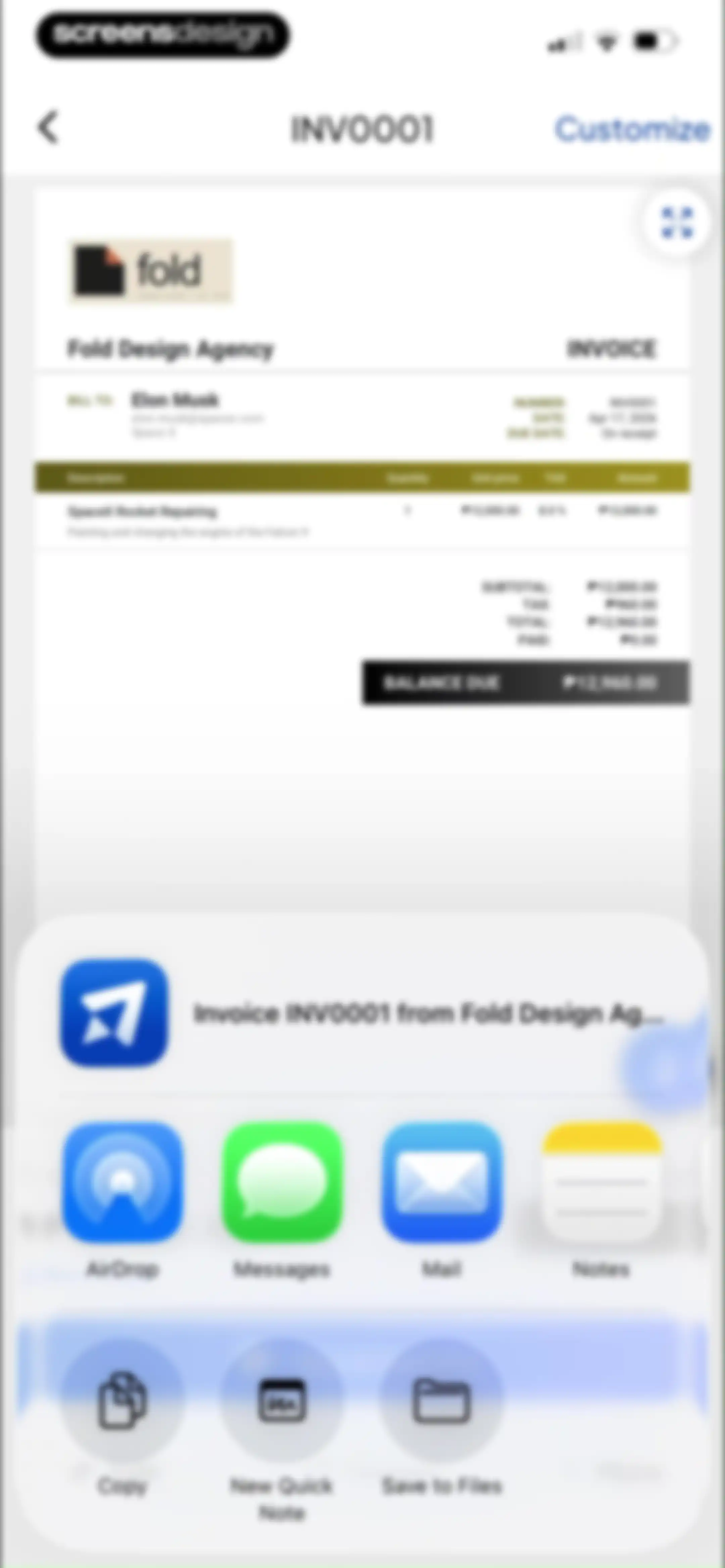 Invoice Maker - Invoice Fly screen 38