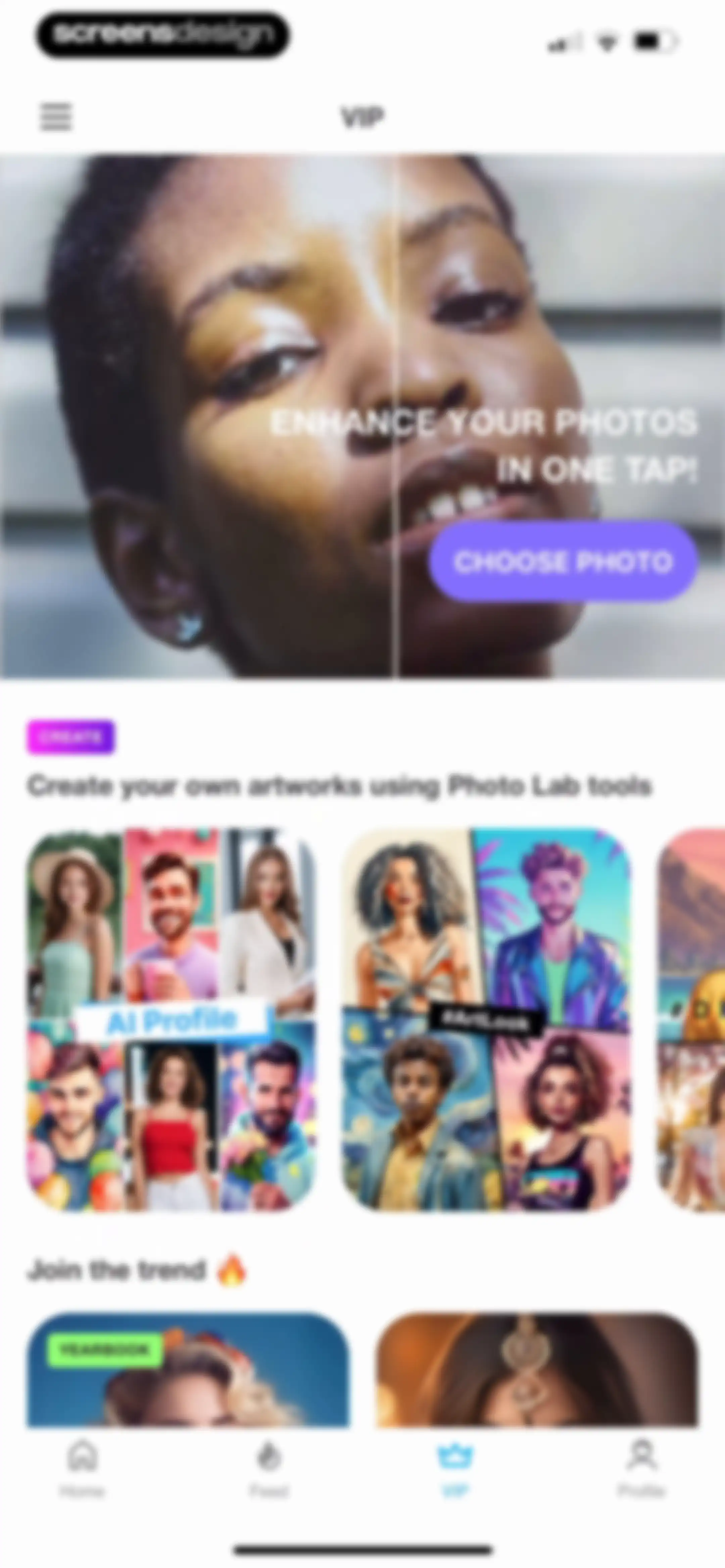 Photo Lab — AI Image Editor screen 95