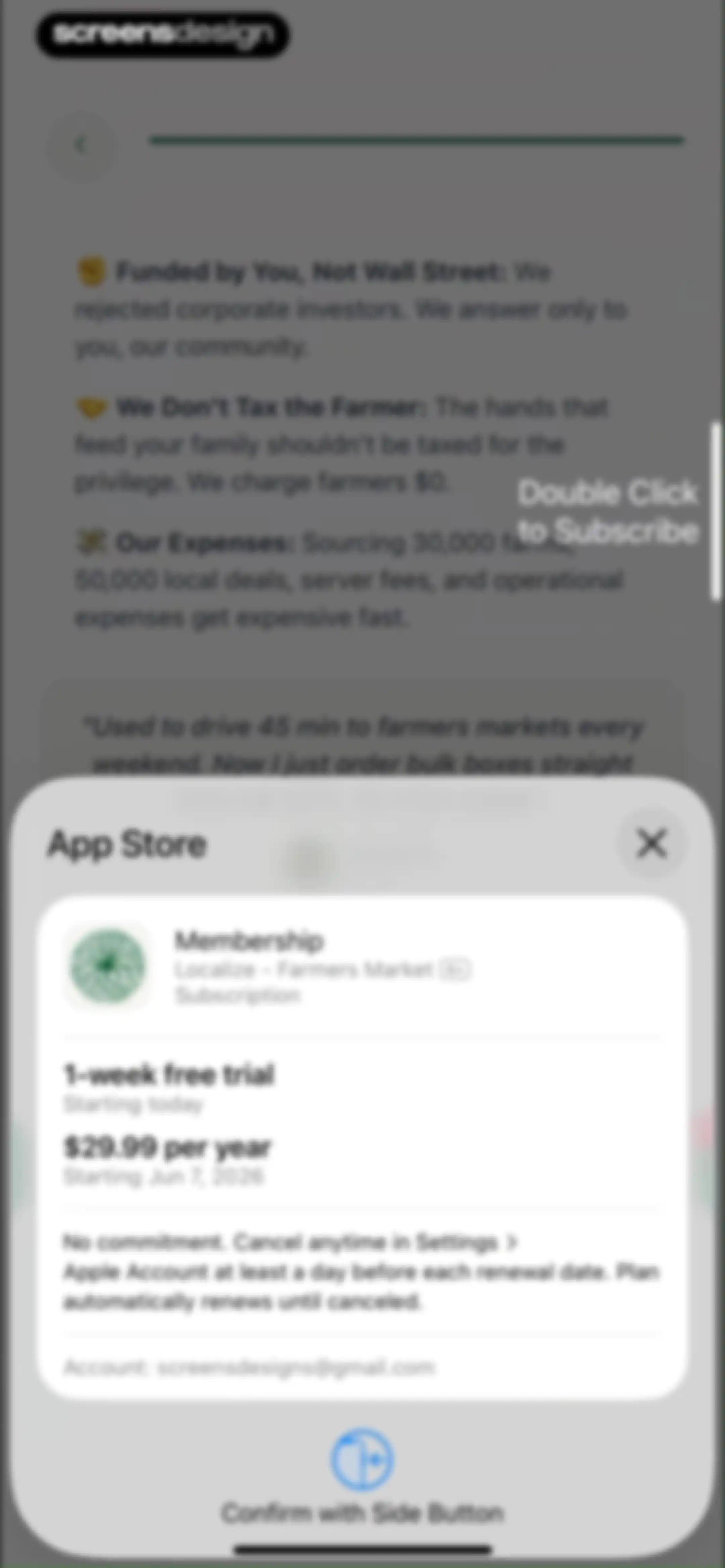 Localize - Farmers Market screen 17