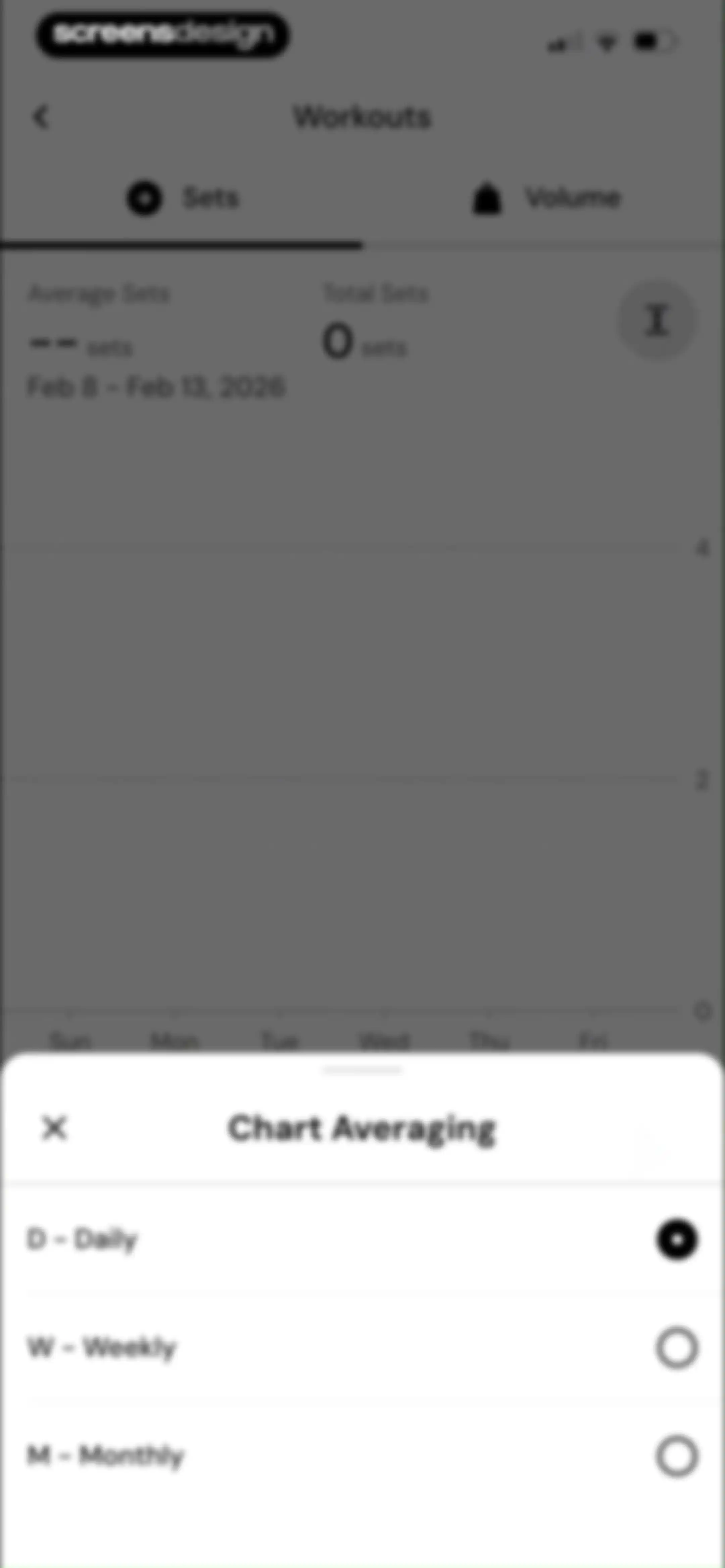 MacroFactor Workouts - Tracker screen 59