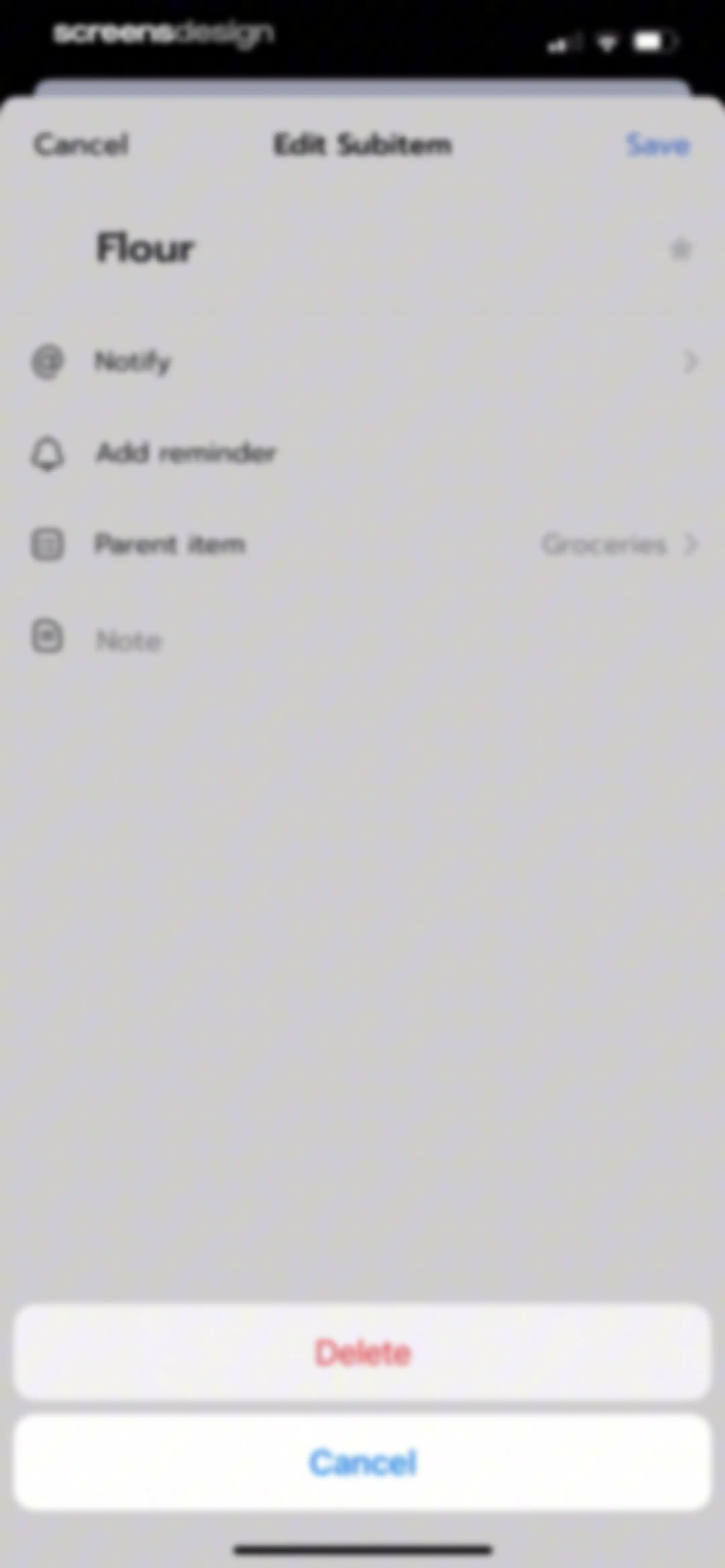 Shared Family Calendar: FamCal screen 33