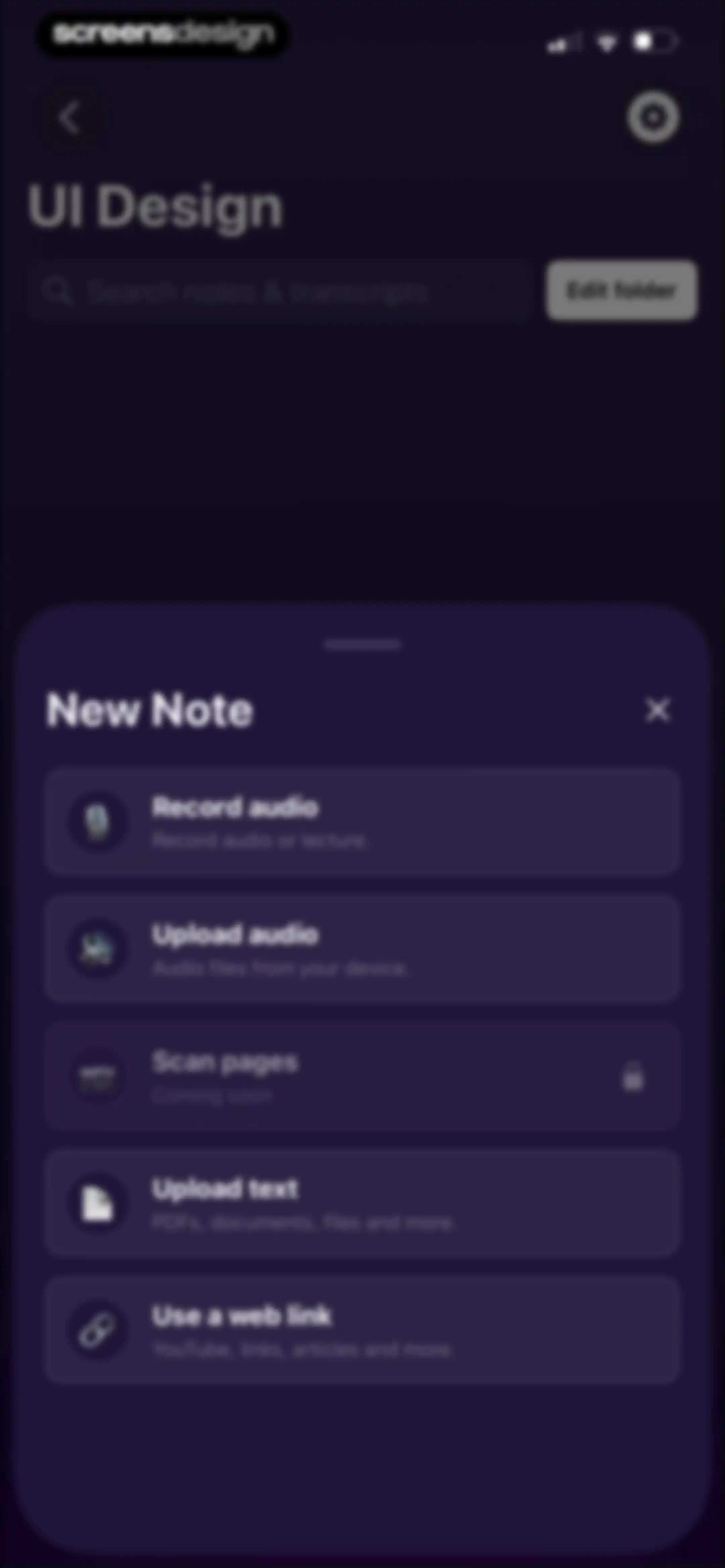 Kiwi AI - Notetaker screen 65