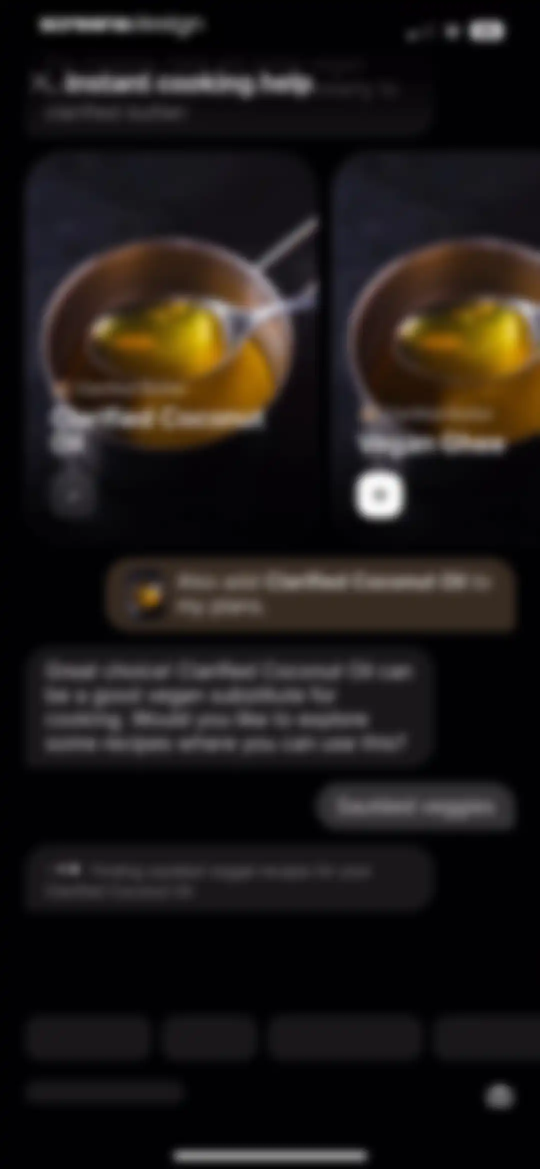 CREME: Create Memorable Meals screen 39