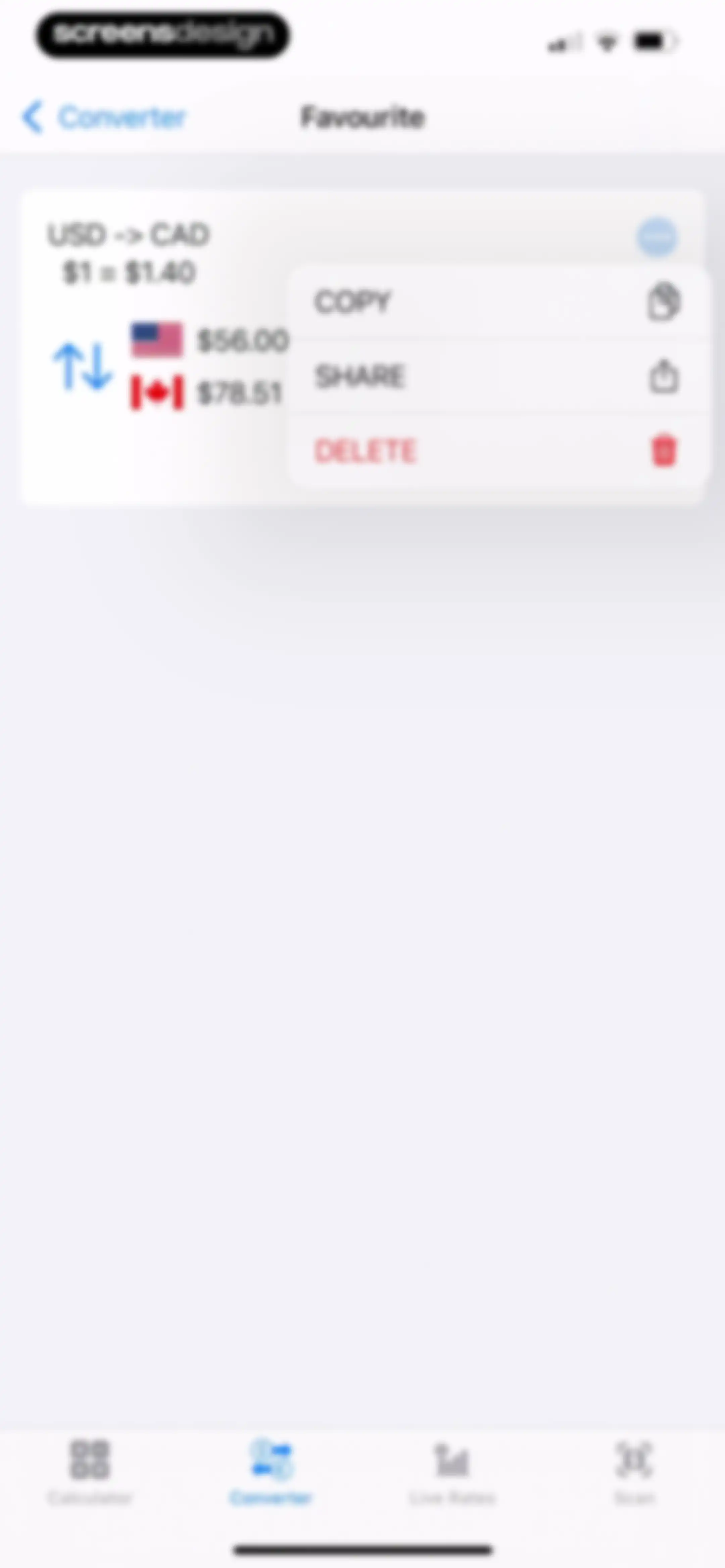 Currency Converter Calculator• screen 28