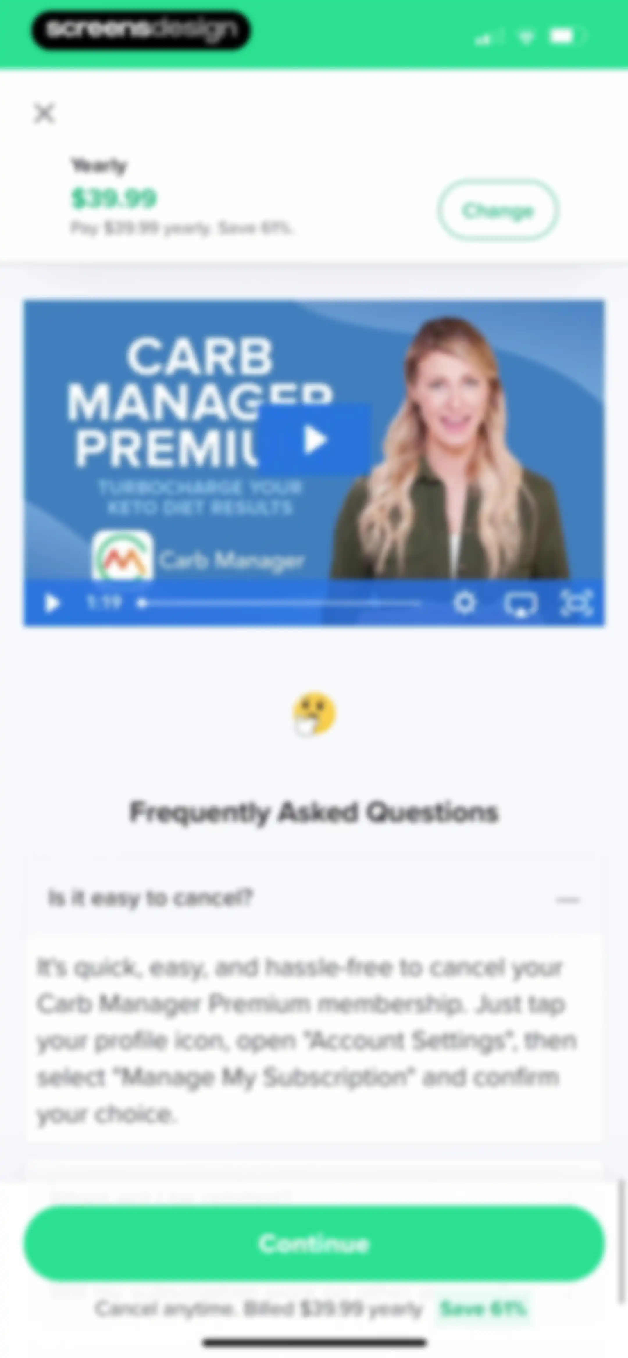 Carb Manager: Keto & Macro Log screen 43