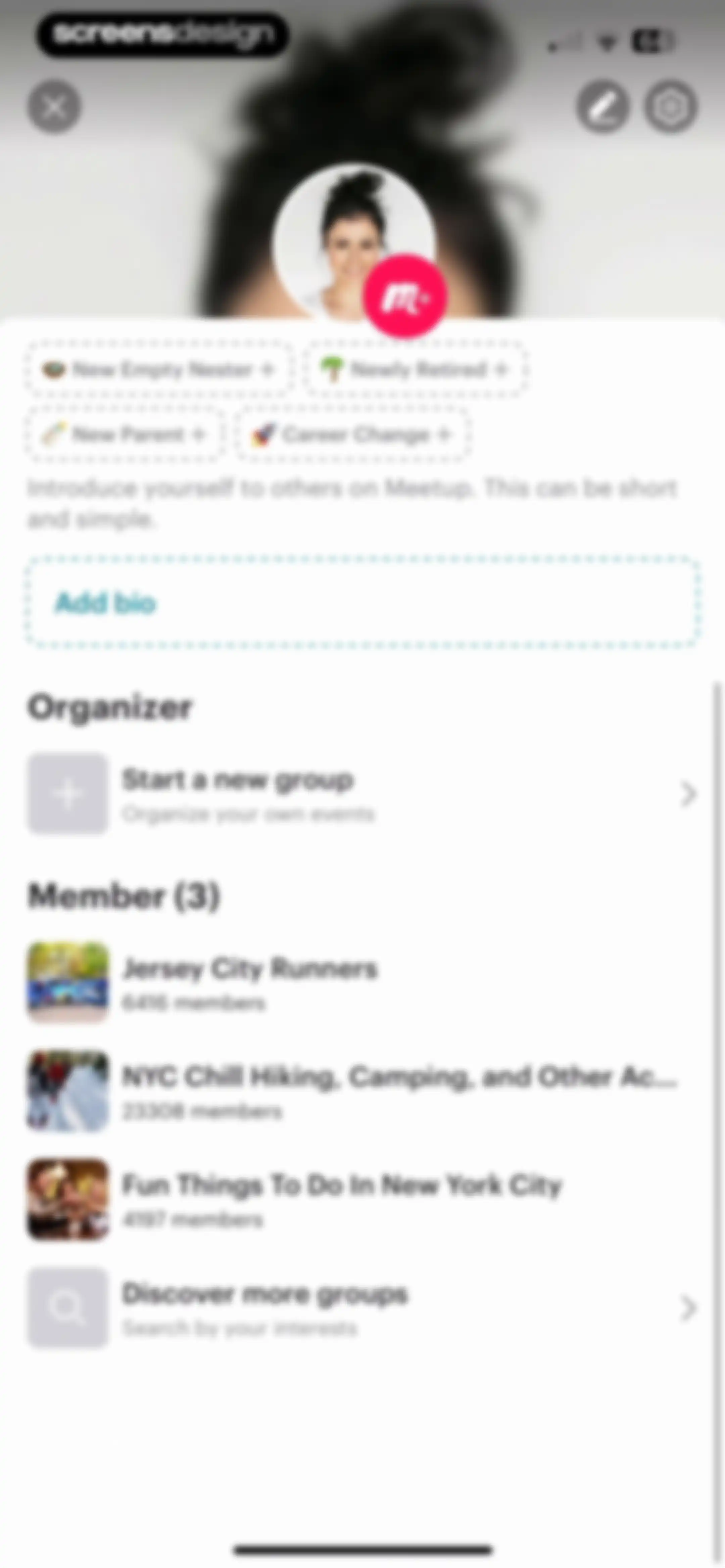 Meetup: Social Events & Groups screen 43
